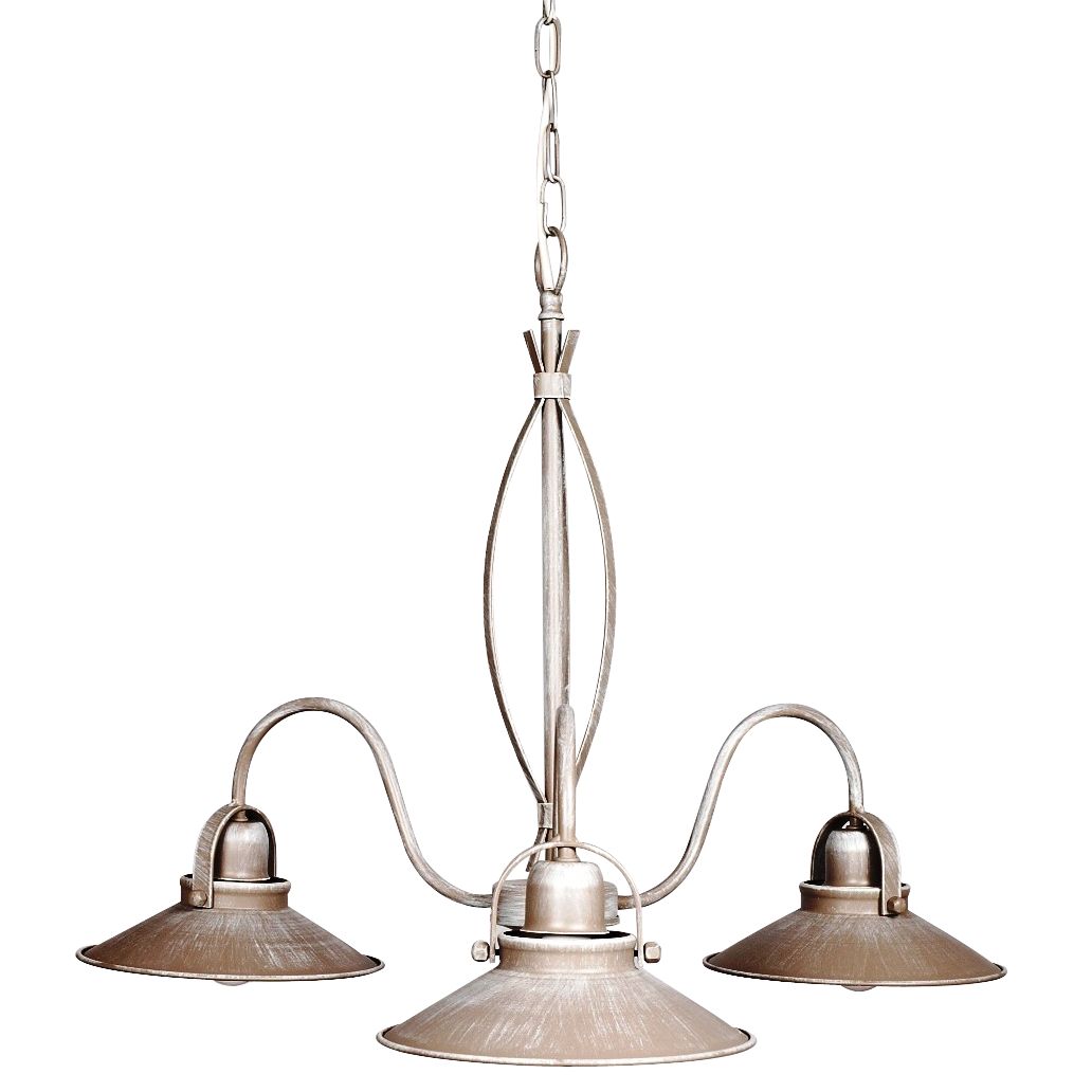 John Lewis Marietta Ceiling Light, 3 Arm