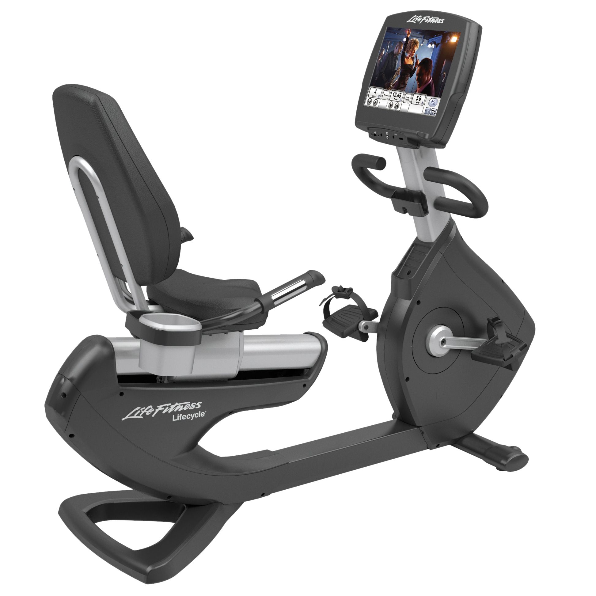 Life Fitness Platinum Club Series Lifecycle Engage Recumbent Exercise Bike at John Lewis