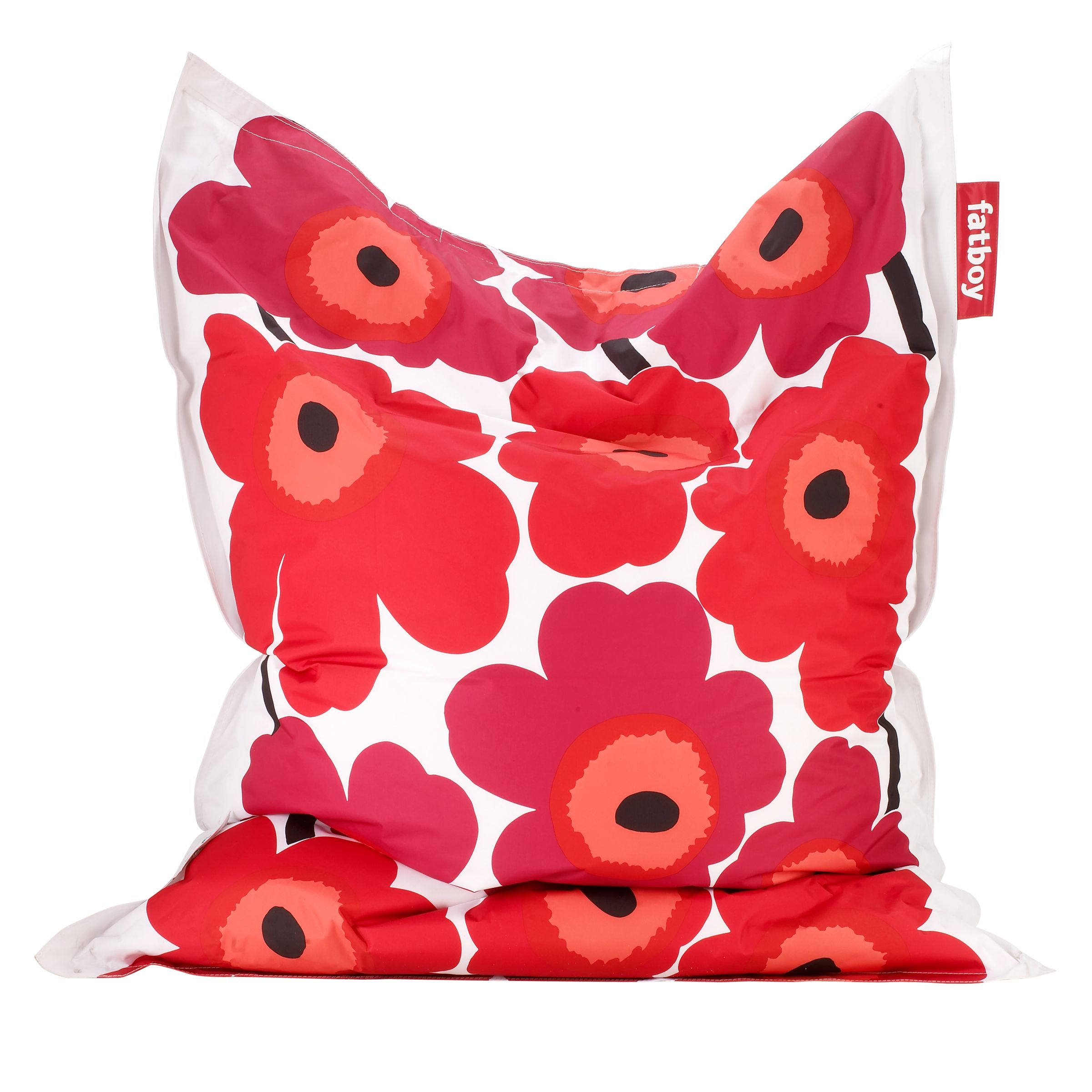 Fat Boy Bean Bag, Marimekko Unikko, Red