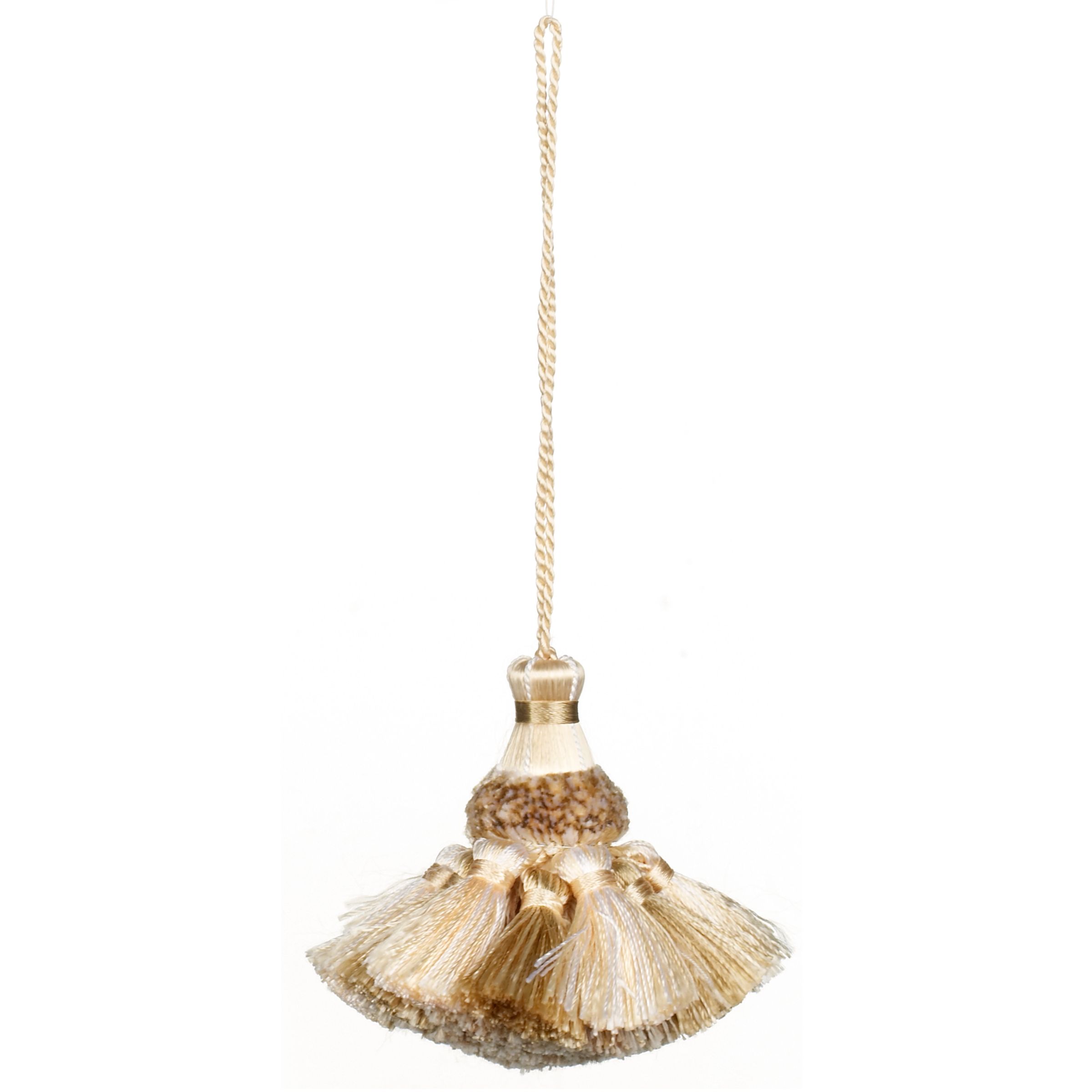 Syracuse Key Tassel, Cream