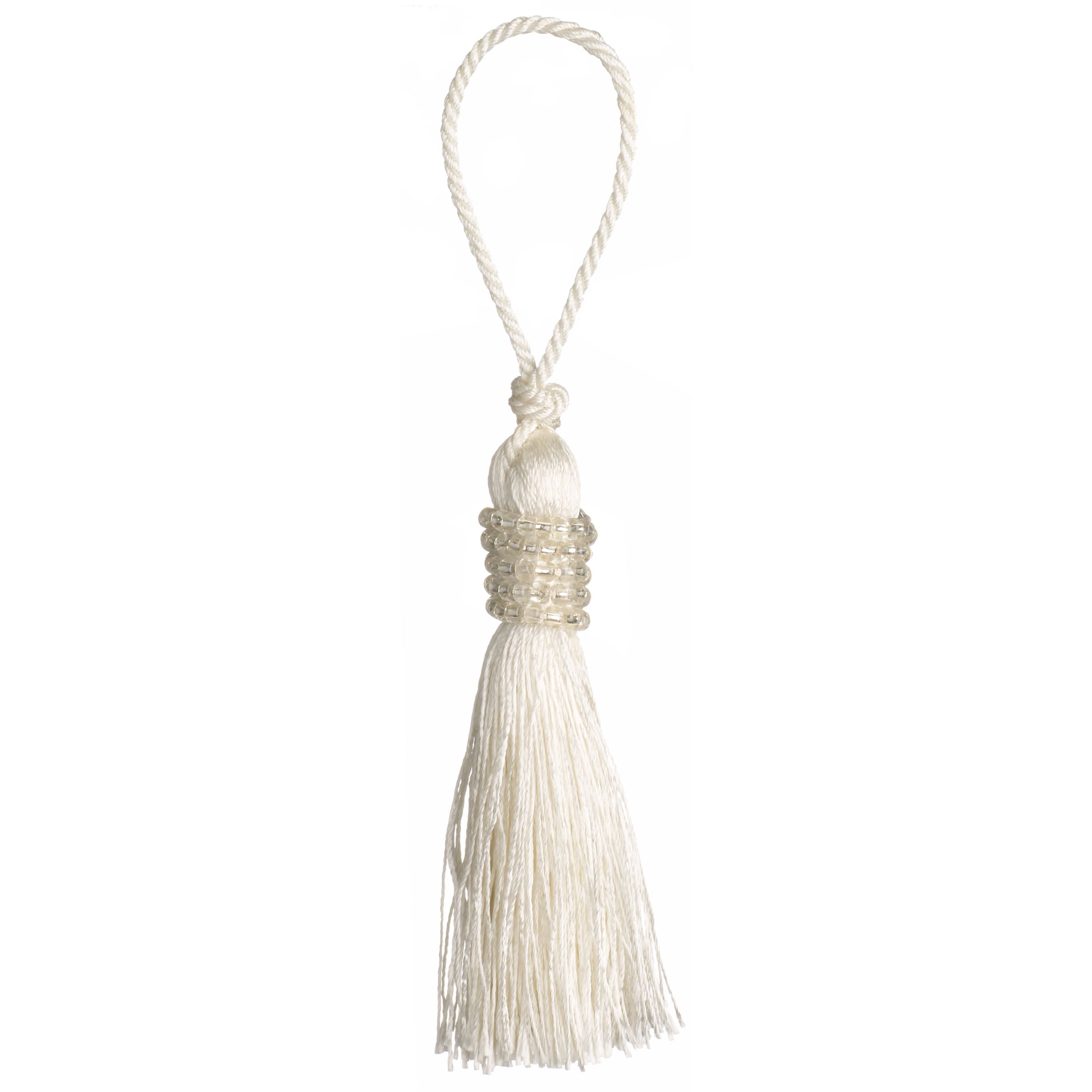 John Lewis Evie Key Tassel, Ivory