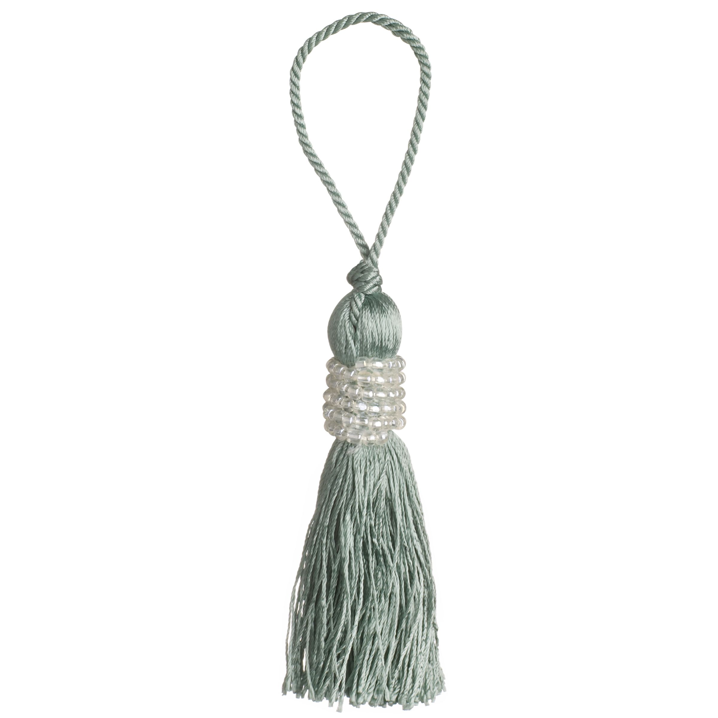 John Lewis Evie Key Tassel, Duck Egg