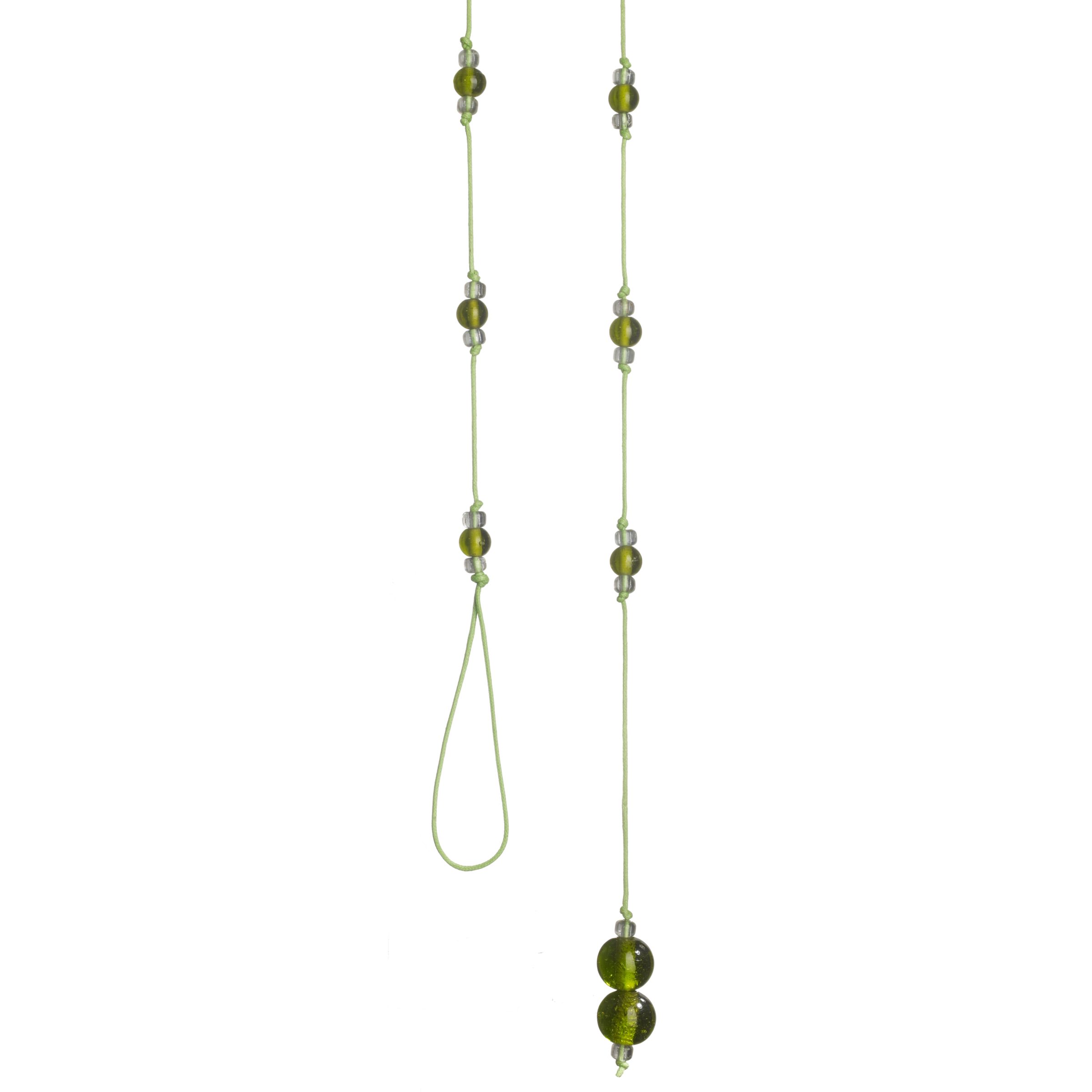 John Lewis Crystal Curtain Slingback, Green