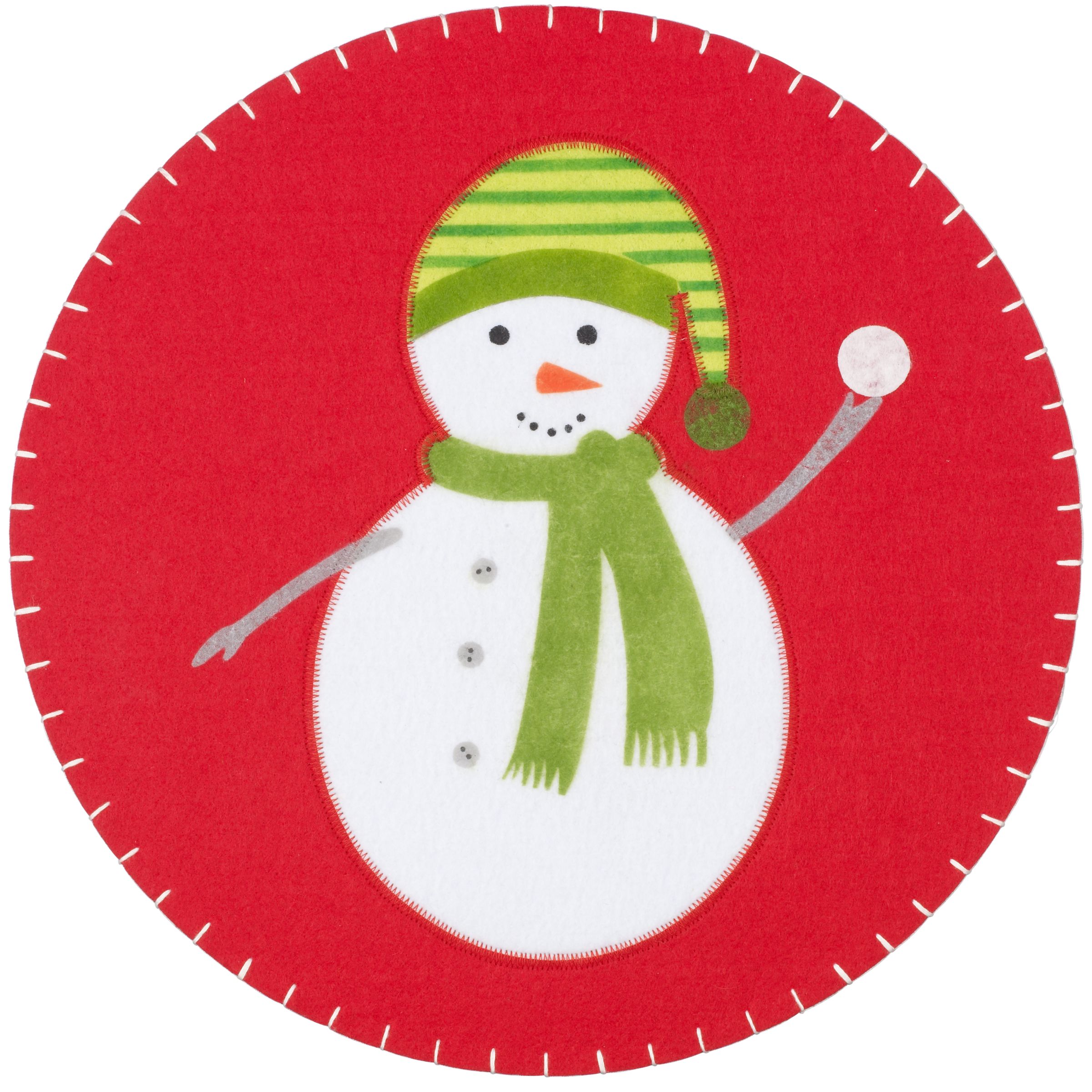 John Lewis Snowman Felt Placemat