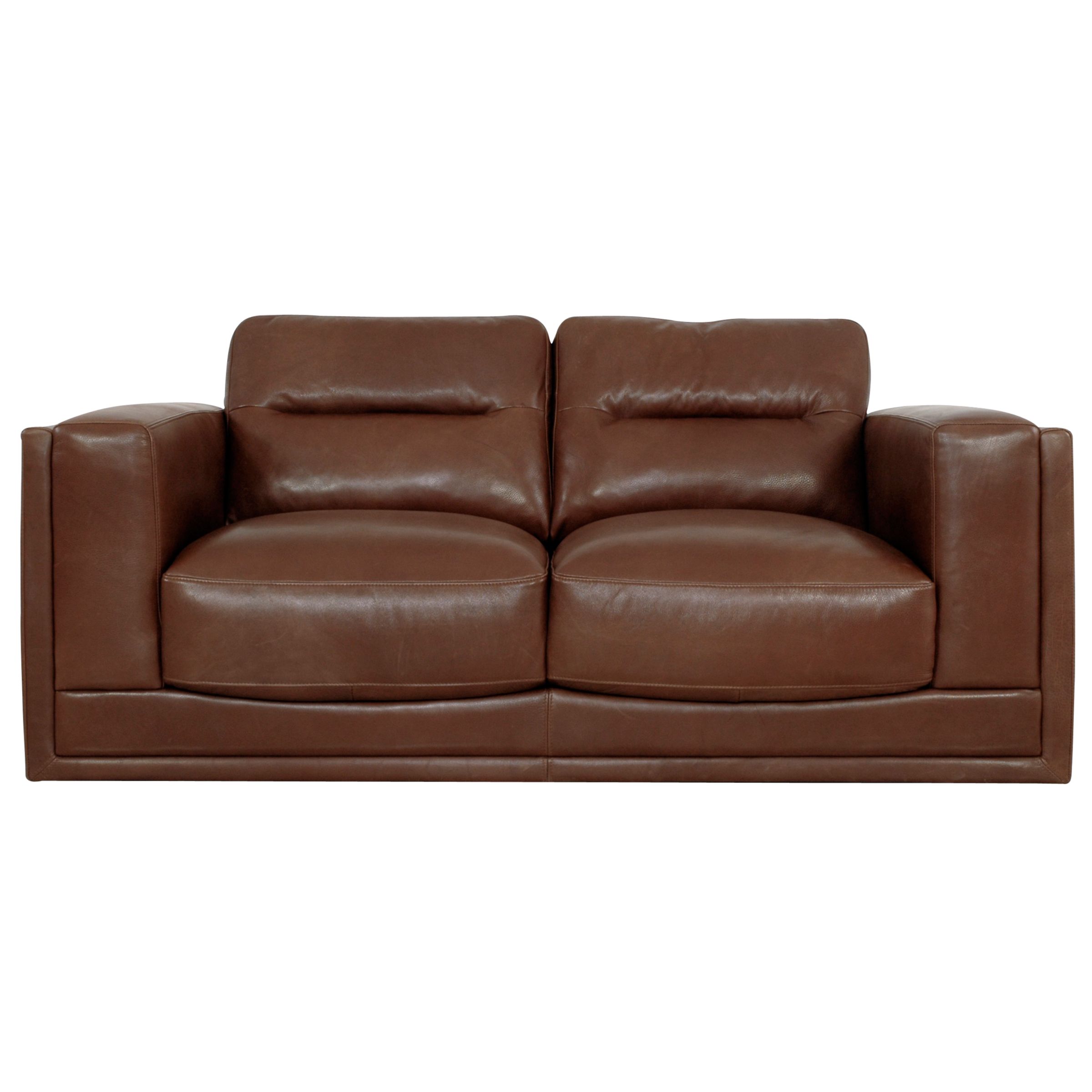 John Lewis Svend Medium Sofa, Dark Brown