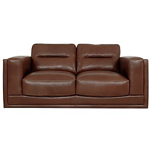 John Lewis Svend Medium Sofa, Dark Brown