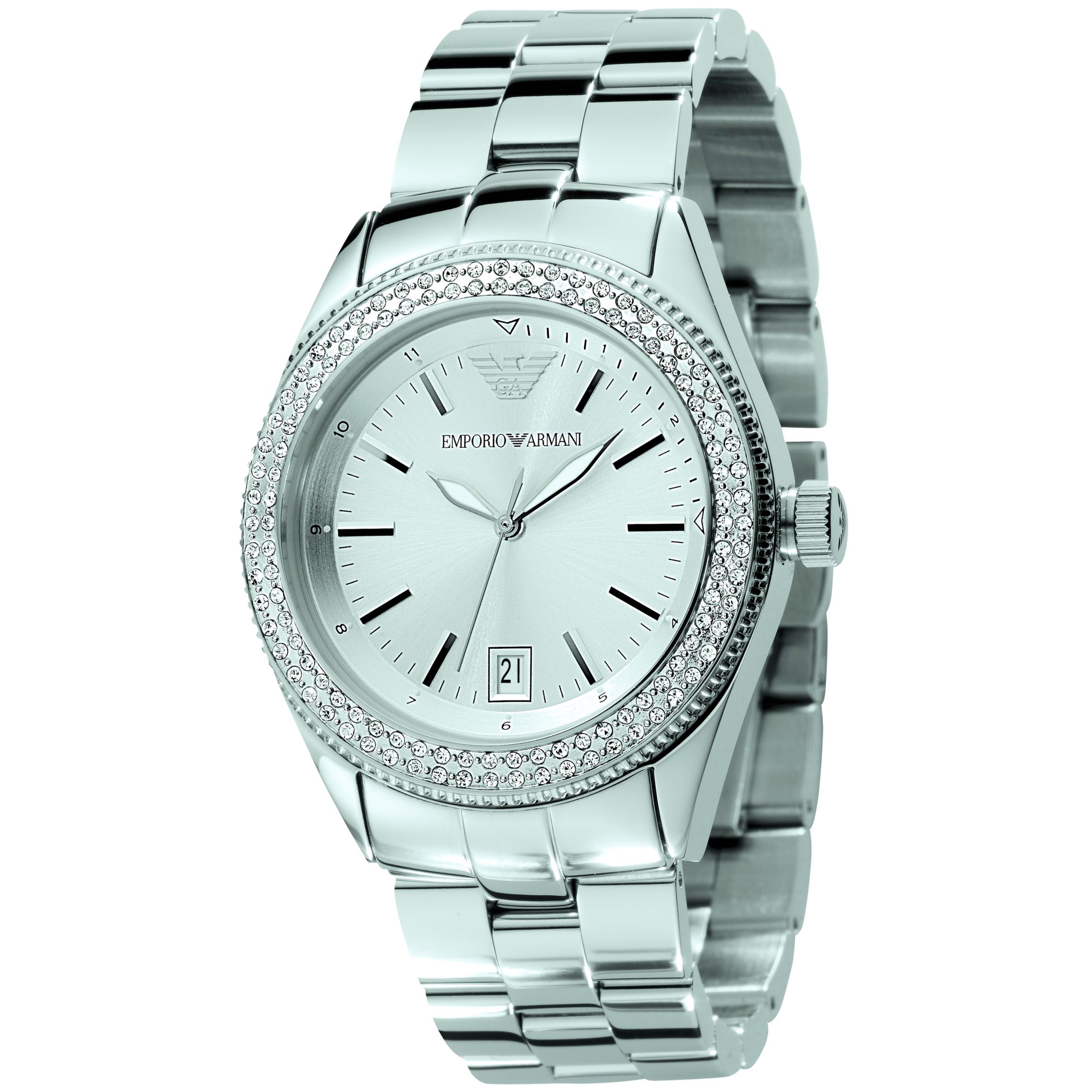 Emporio Armani AR5781 Women's Glass Crystal Bracelet Watch