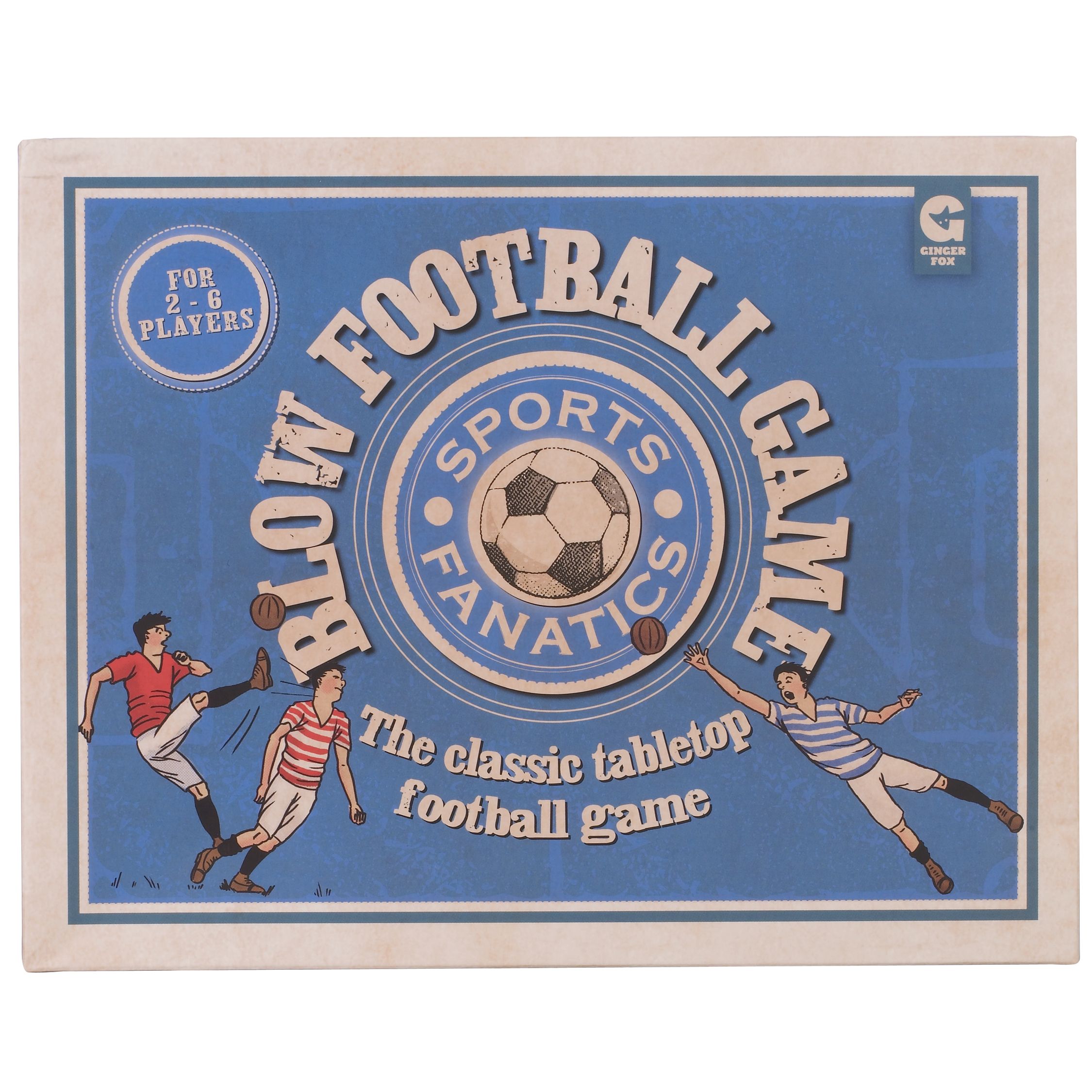  Ginger Fox Blow Football Game £8 Special Purchase Price for a Limited Time from John Lewis