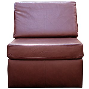 John Lewis Barney Chair Bed, Chestnut Hide