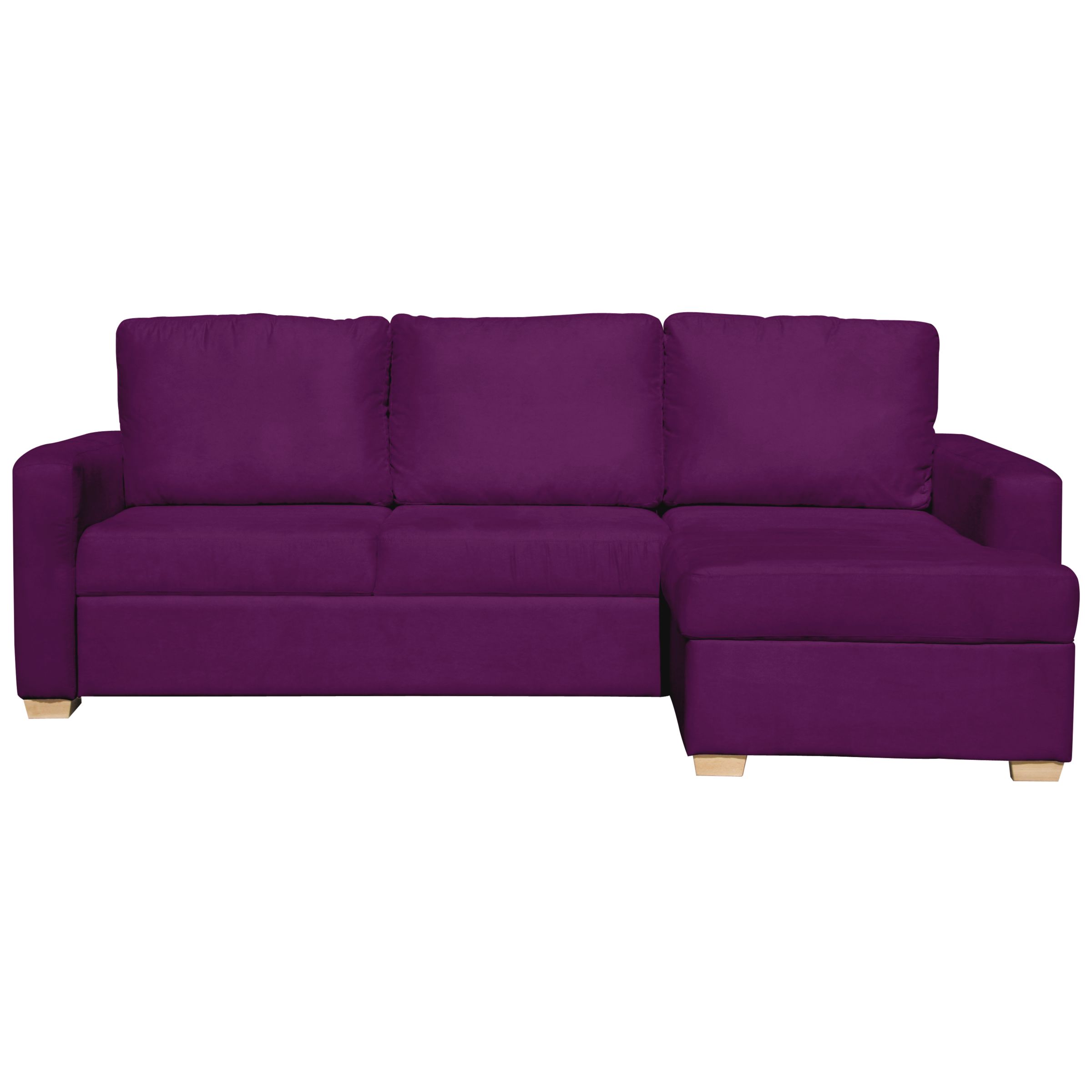 John Lewis Tara RHF Sofabed, Fig at JohnLewis