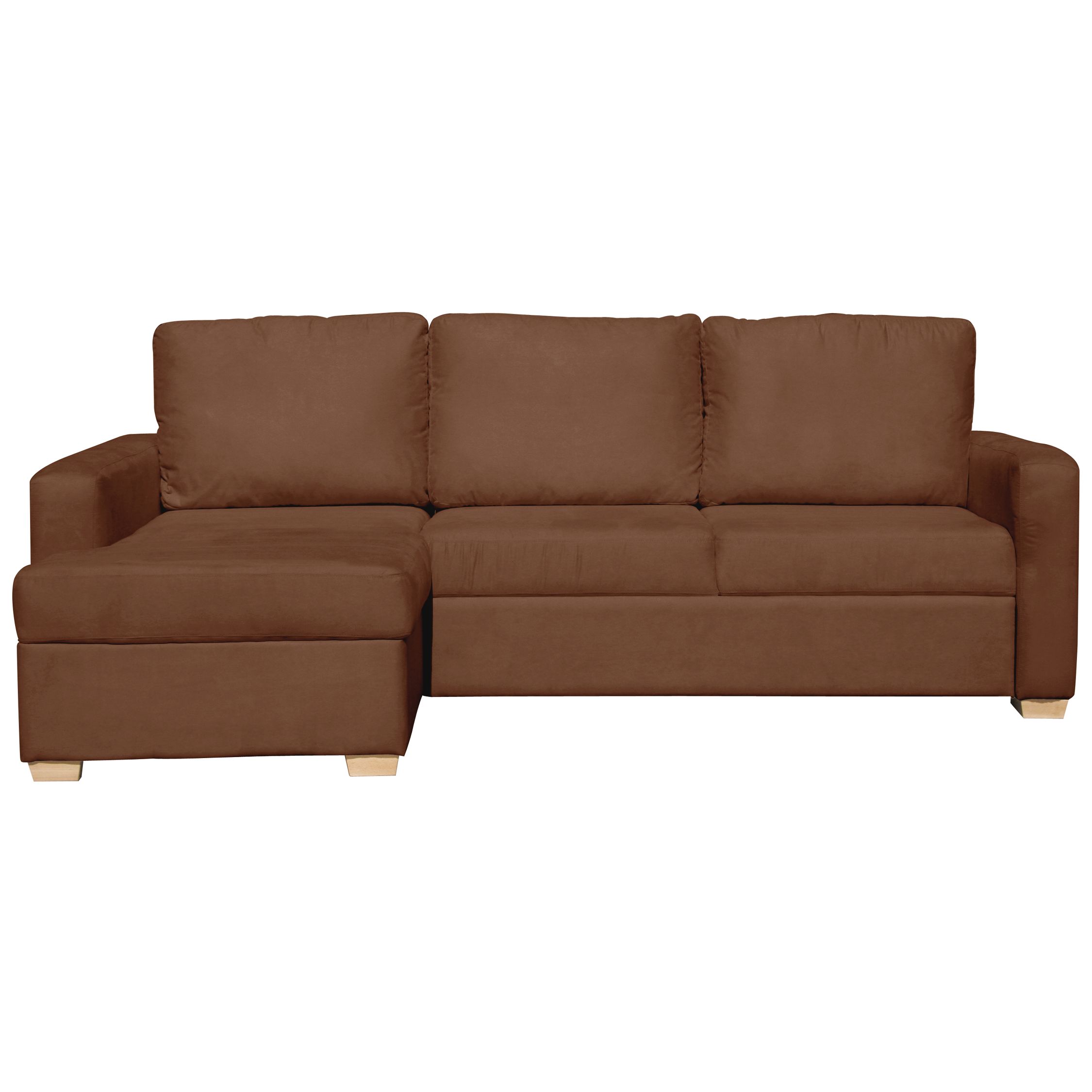 John Lewis Tara LHF Sofa Bed, Nutmeg