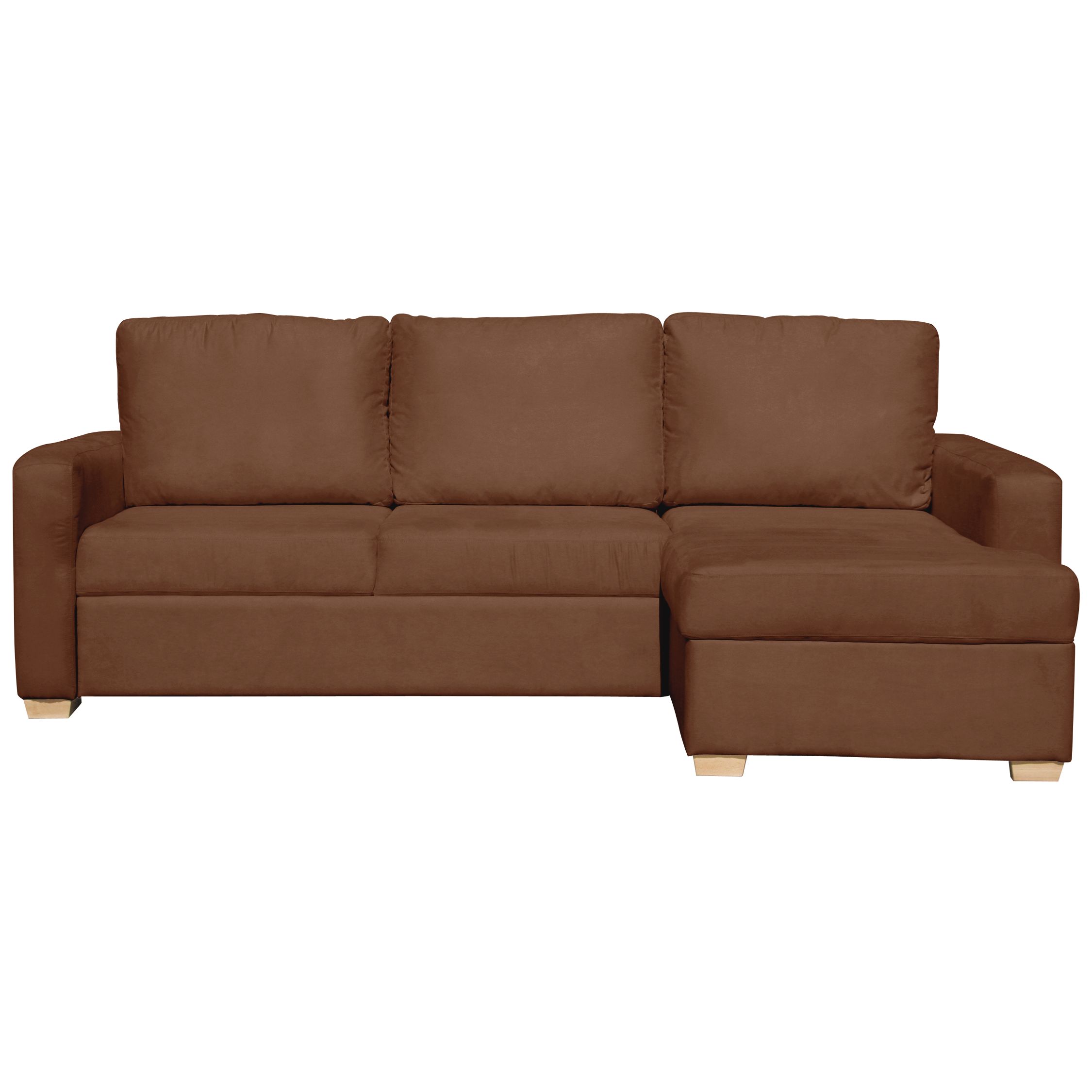 John Lewis Tara RHF Sofa Bed, Nutmeg at JohnLewis