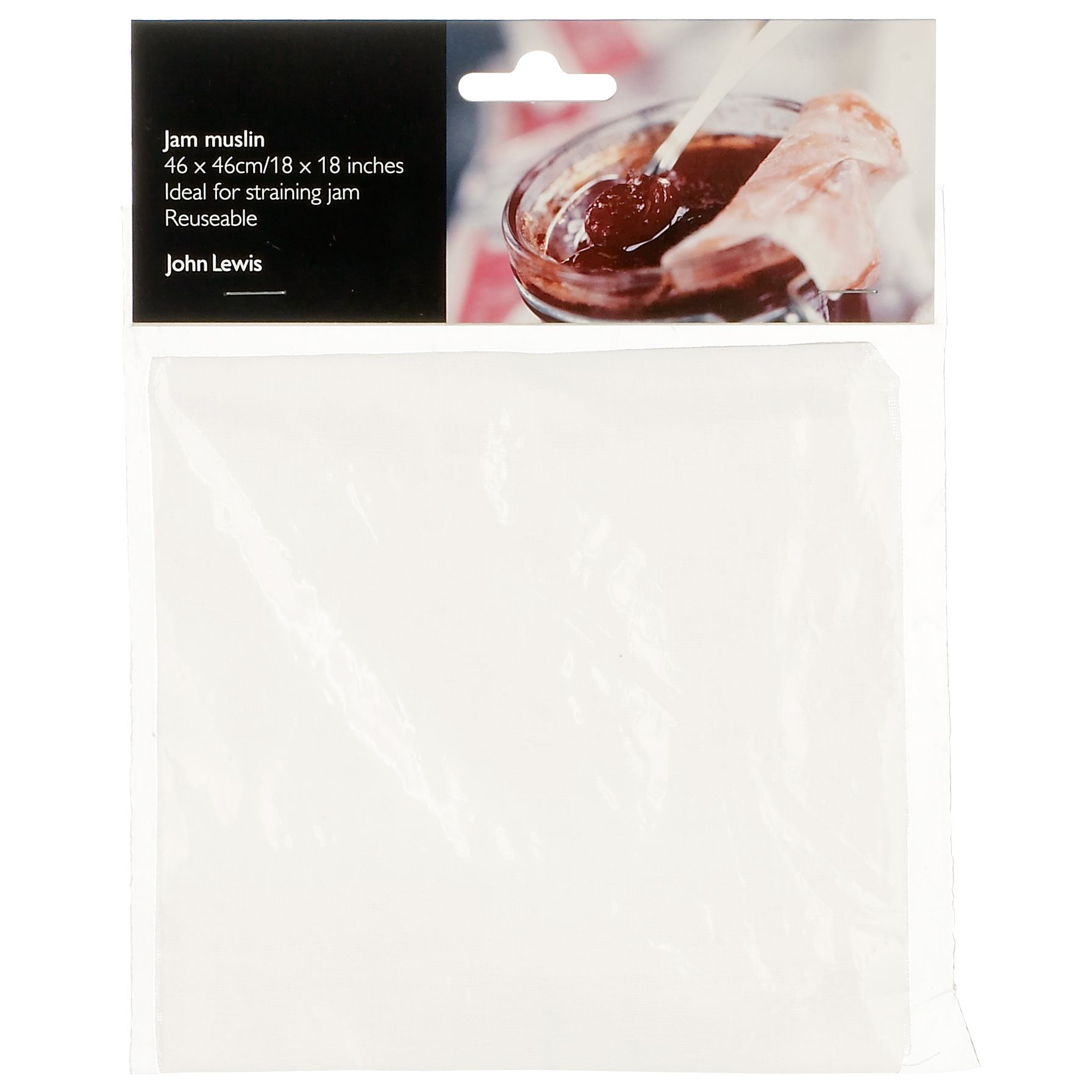 John Lewis Jam Muslin Square 46 x 46cm