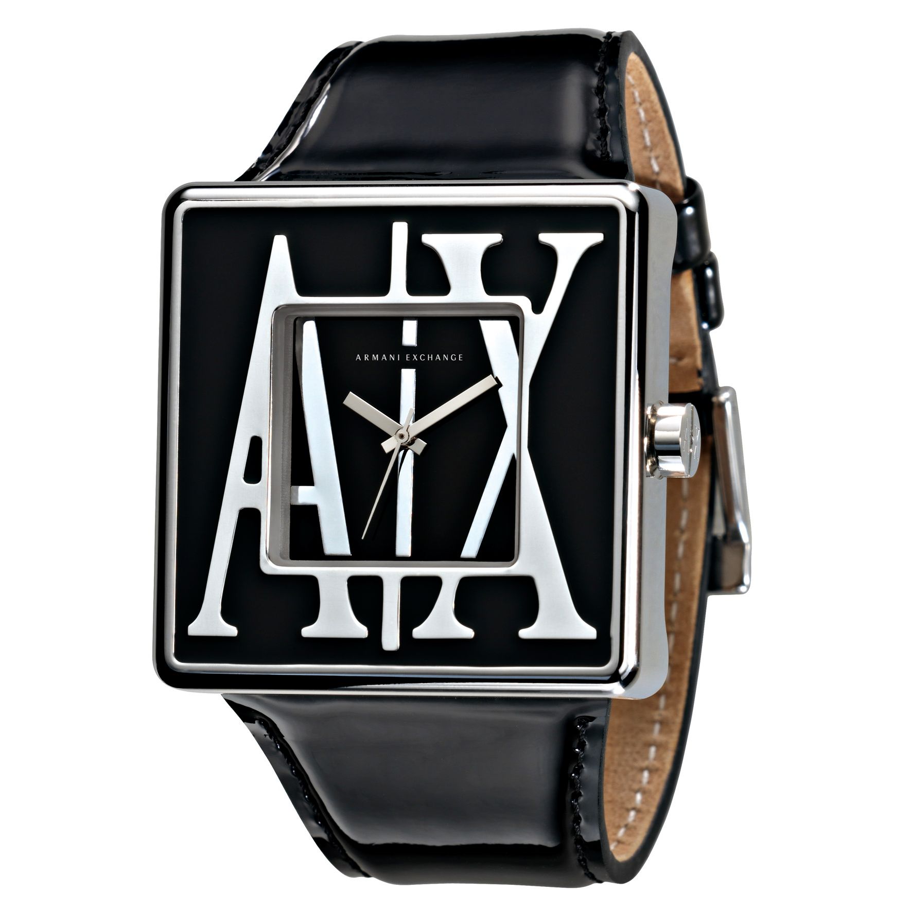 Armani Exchange AX3004 Mens Patent Leather Watch