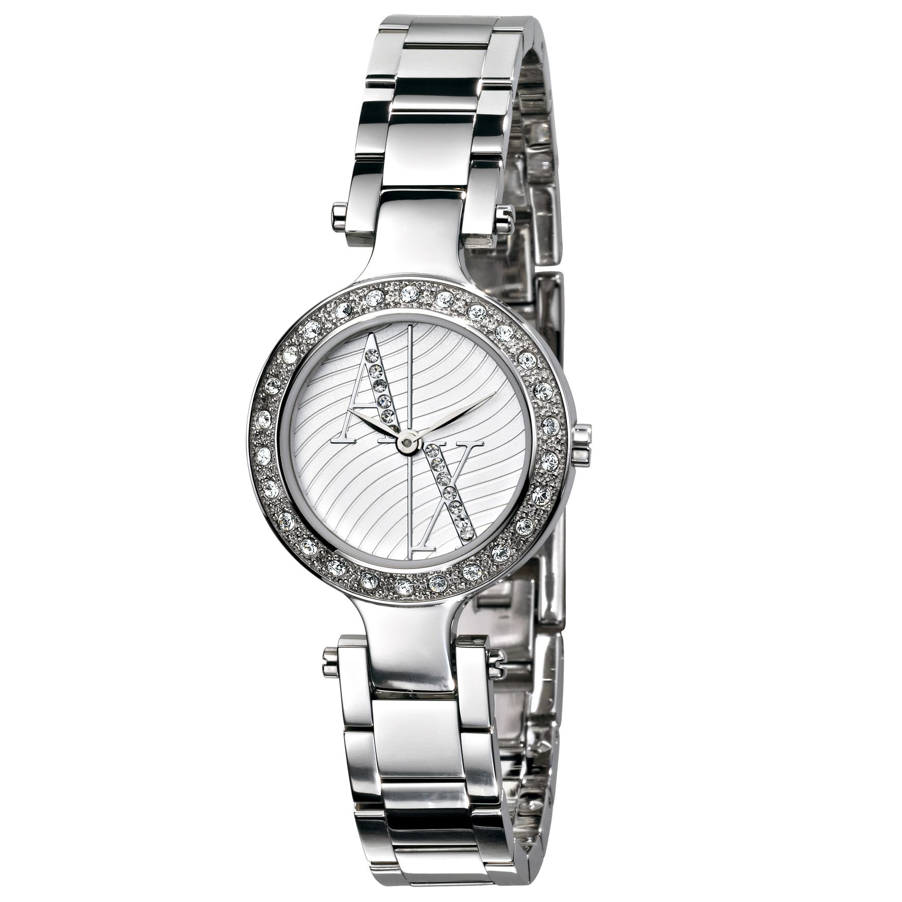 Armani Exchange AX3027 Womens Cubic Zirconia Bracelet Watch