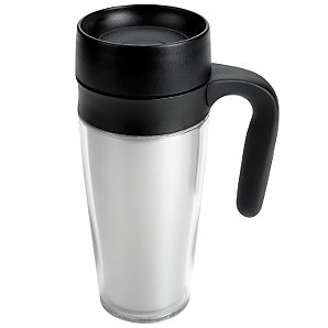 Oxo Good Grips 360° Travel Mug with Handle, Silver