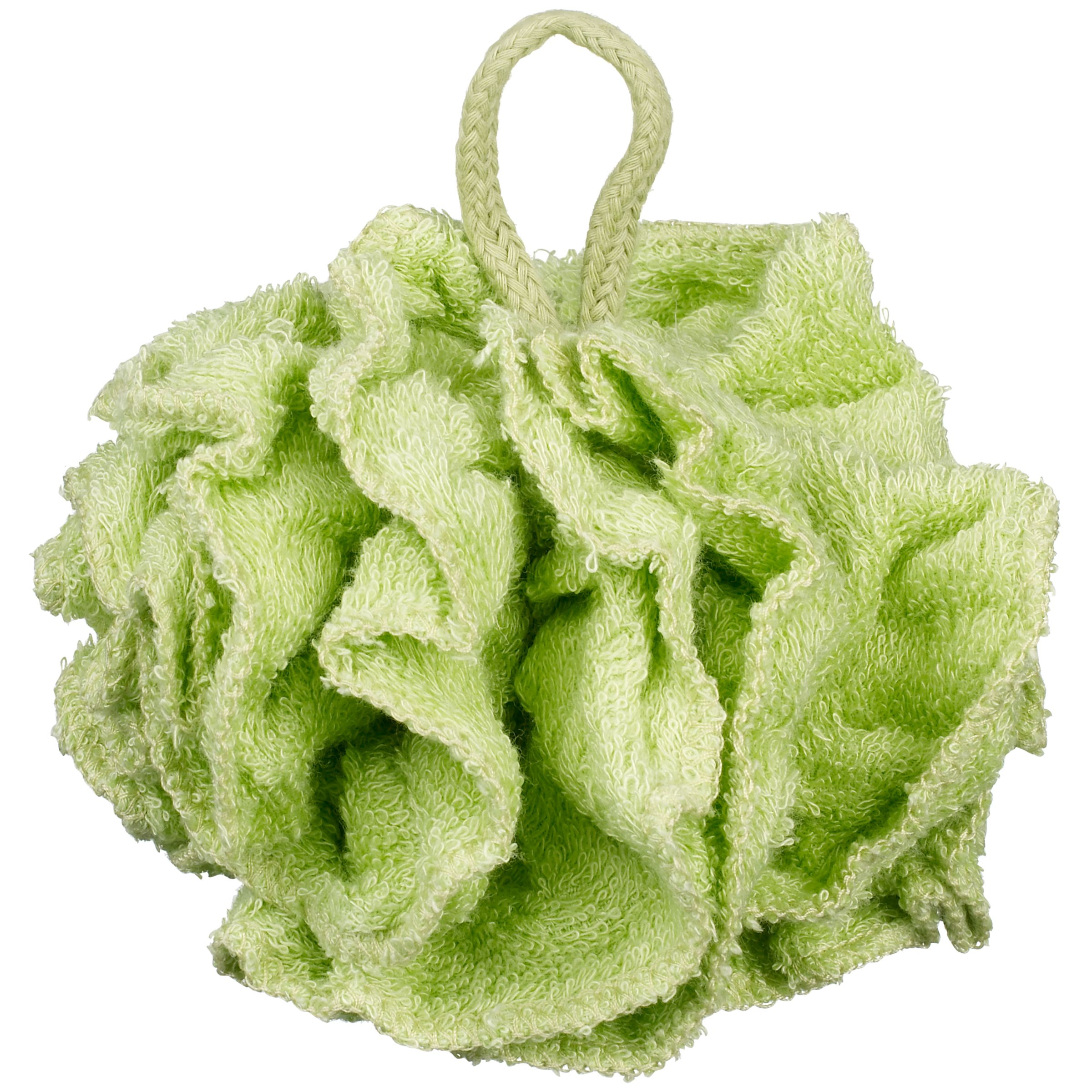 Bamboo Shower Pouf