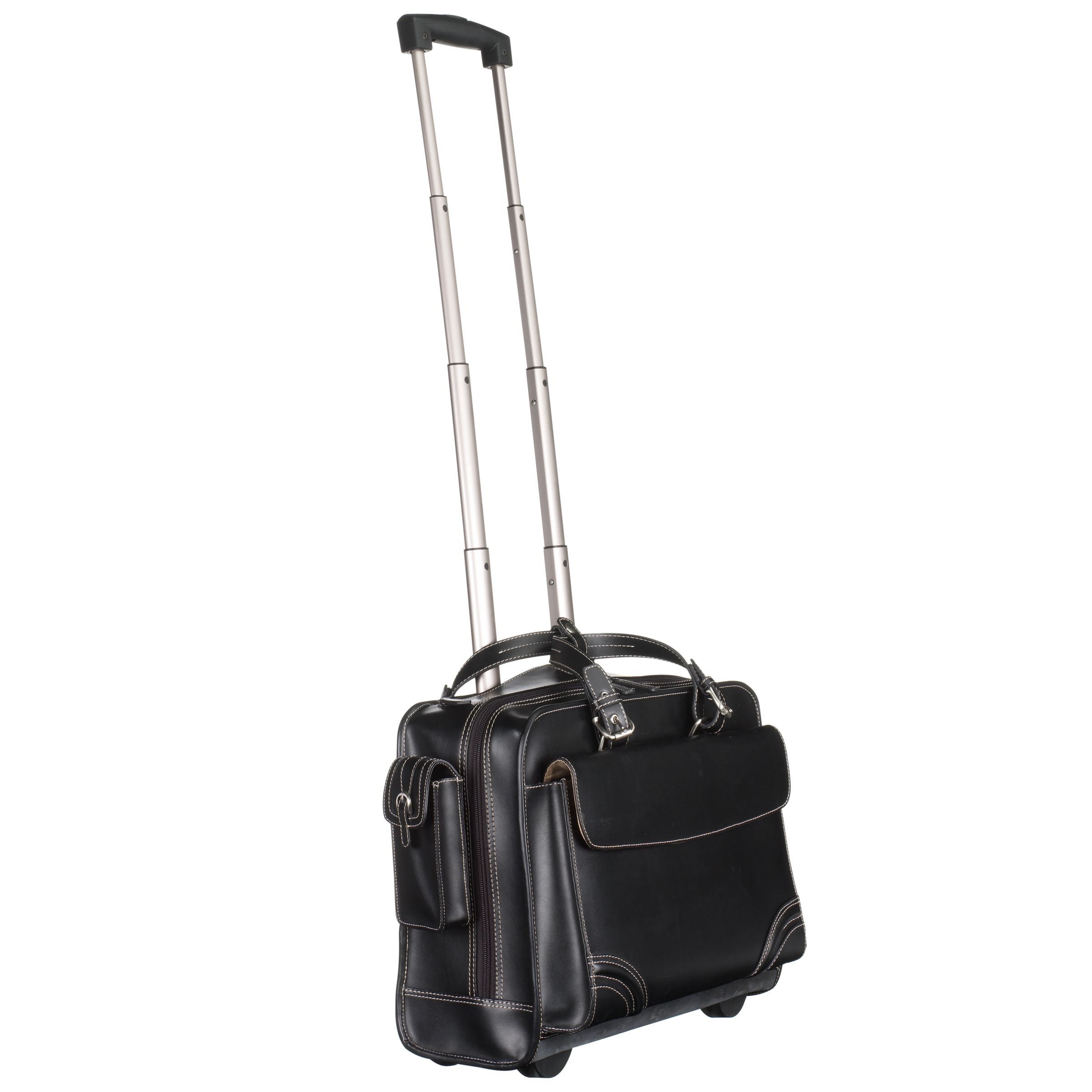 Bramble and Brown Stowe Leather Mobile Office Black