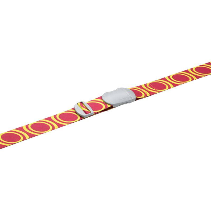 Design Go Fab Luggage Strap, Red/Yellow