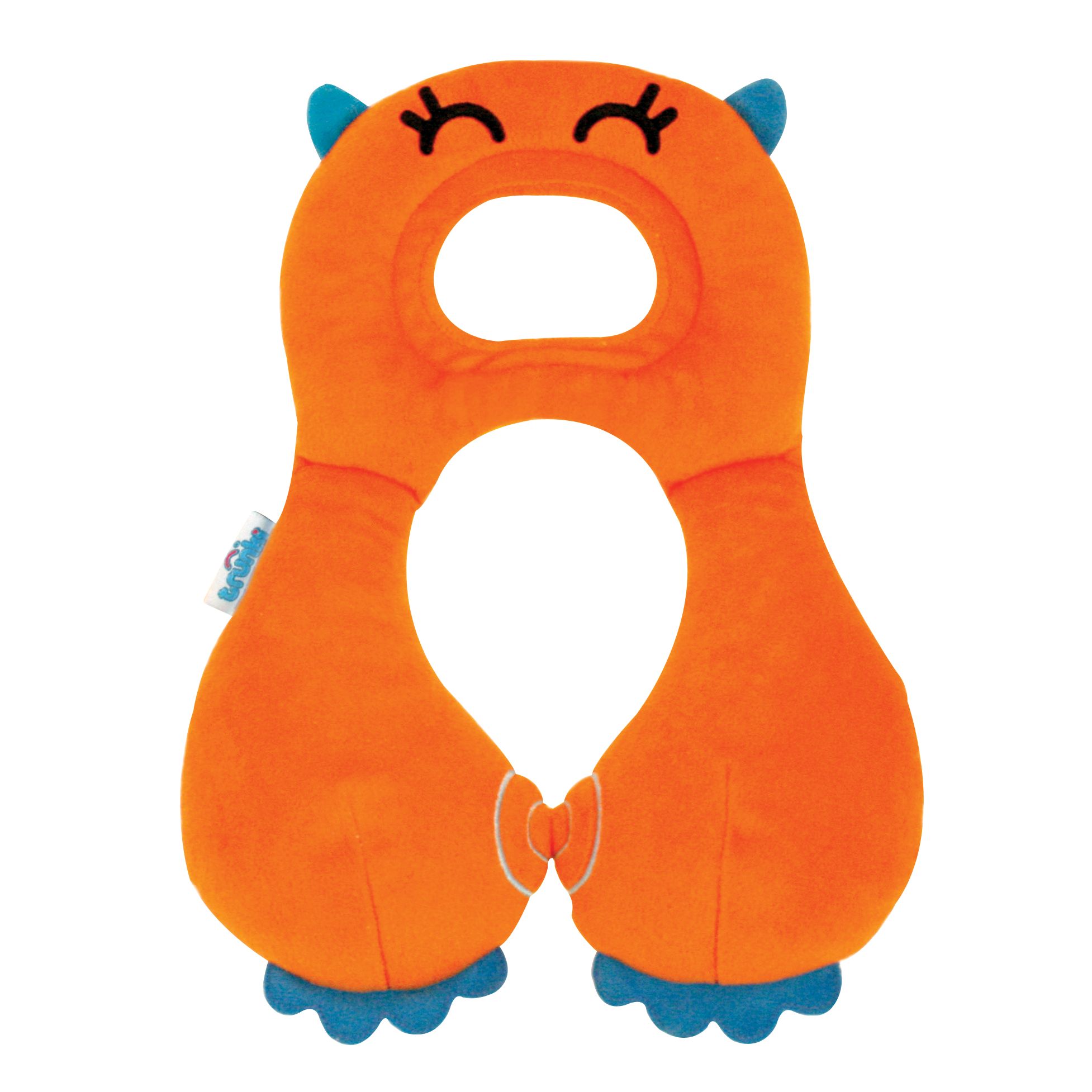 Trunki Yondi Head Hugger Neck Pillow, Orange, Small, 1-4Years