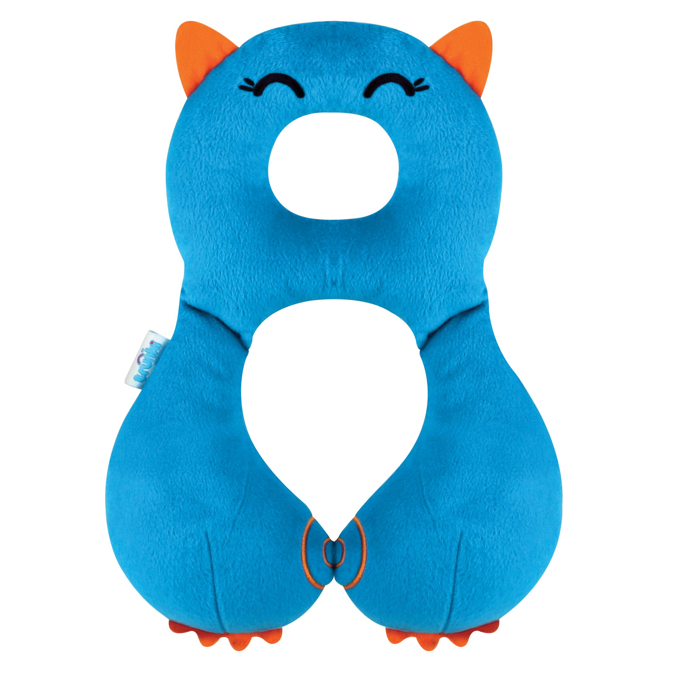 Trunki Yondi Head Hugger Neck Pillow, Blue, Medium, 4-8 Years