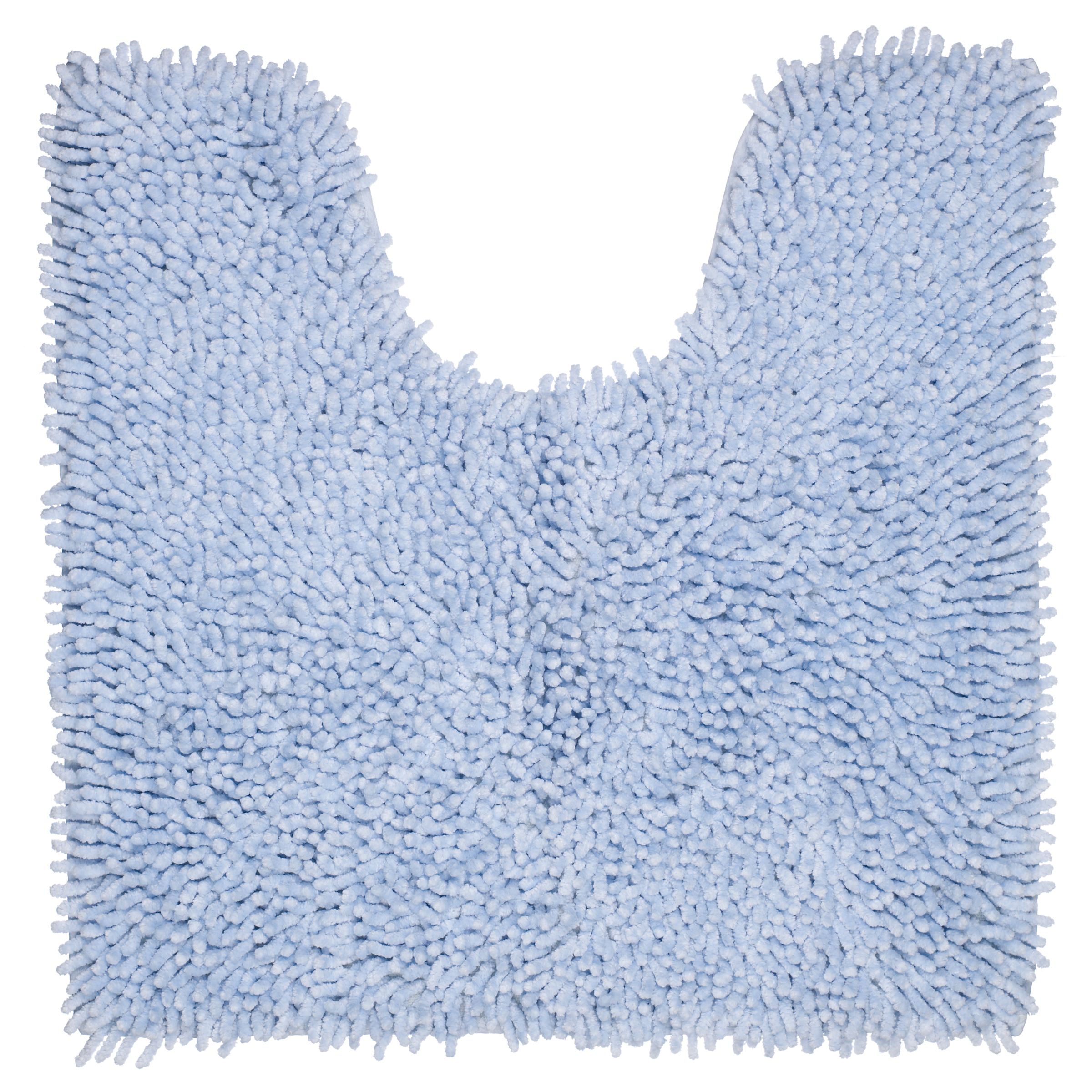 John Lewis Bamboo Chenille Pedestal Mat Light Blue
