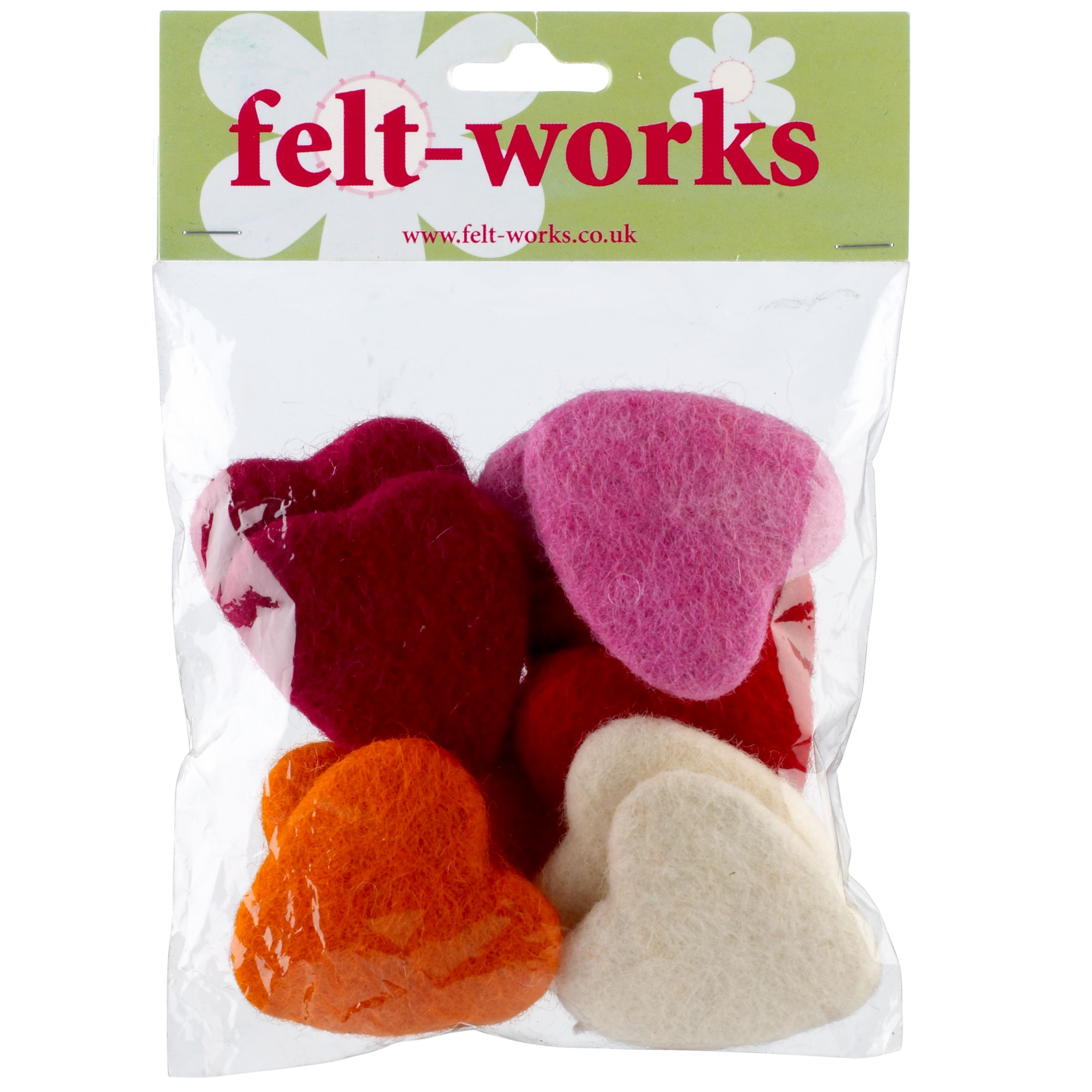 Feltworks Fairtrade Hearts in a Bag