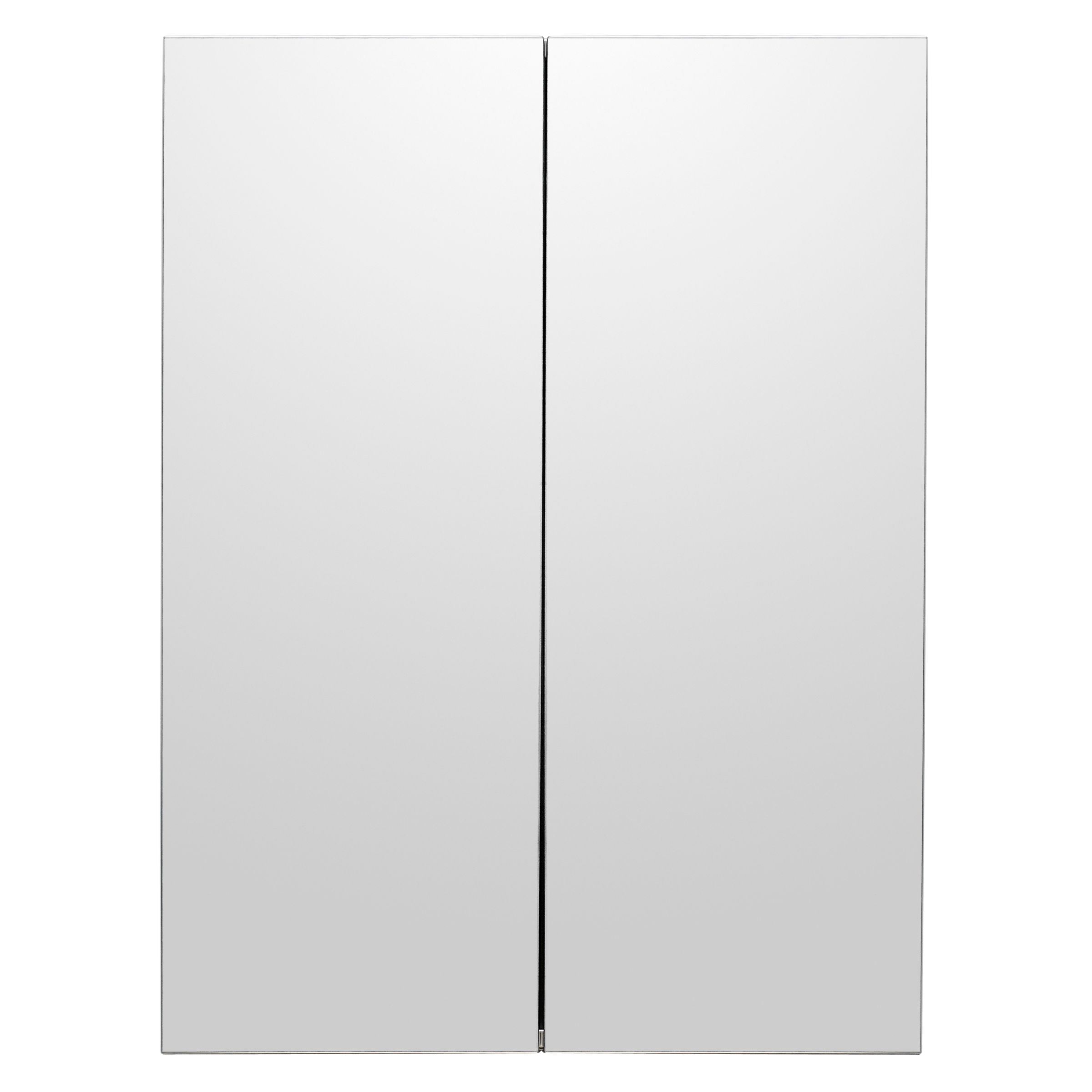 John Lewis Double Door Stainless Steel Bathroom Cabinet at John Lewis