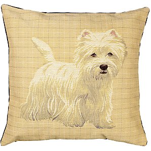 John Lewis Westie Cushion, Natural, One size
