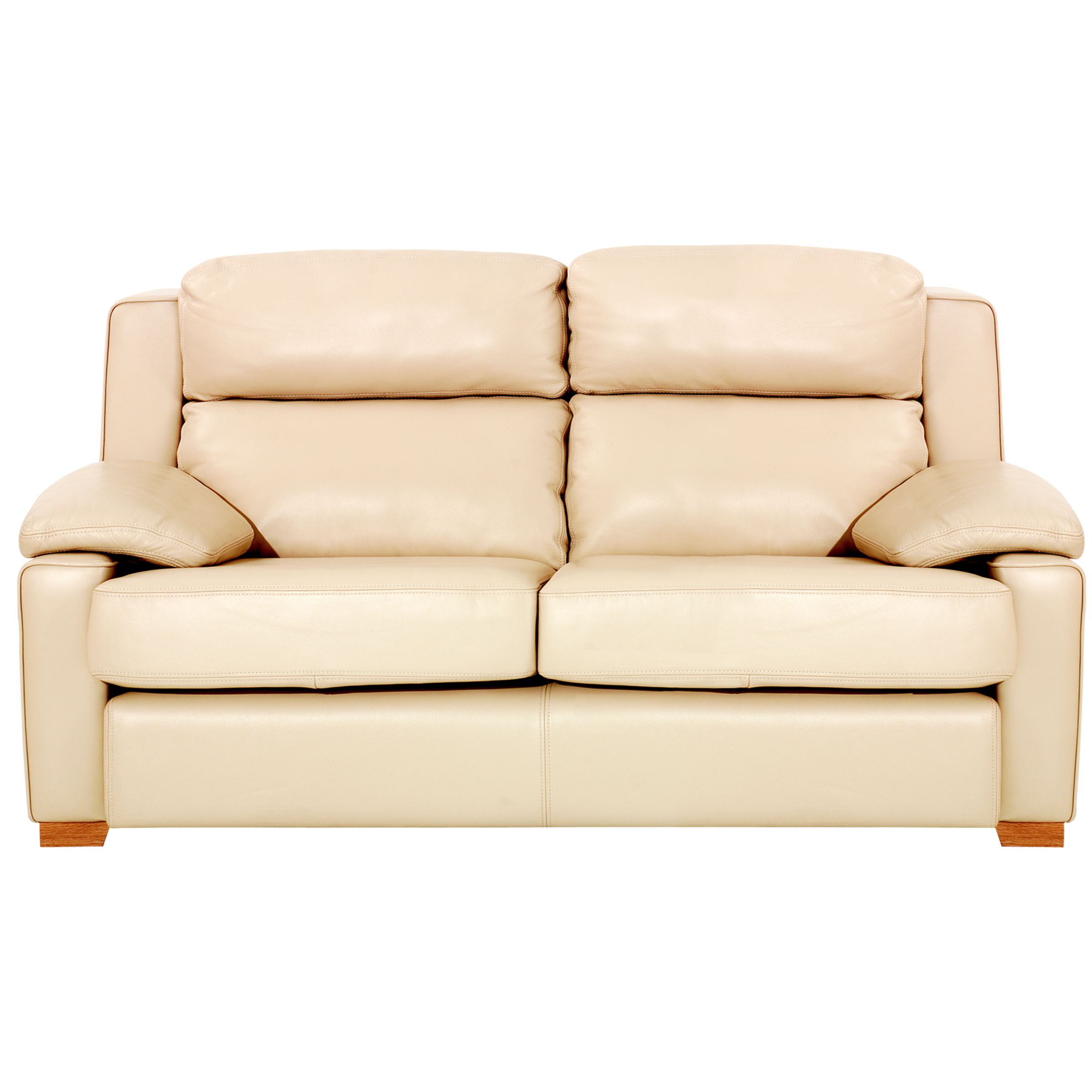 John Lewis Salamanca Large Leather Sofa, Bolero