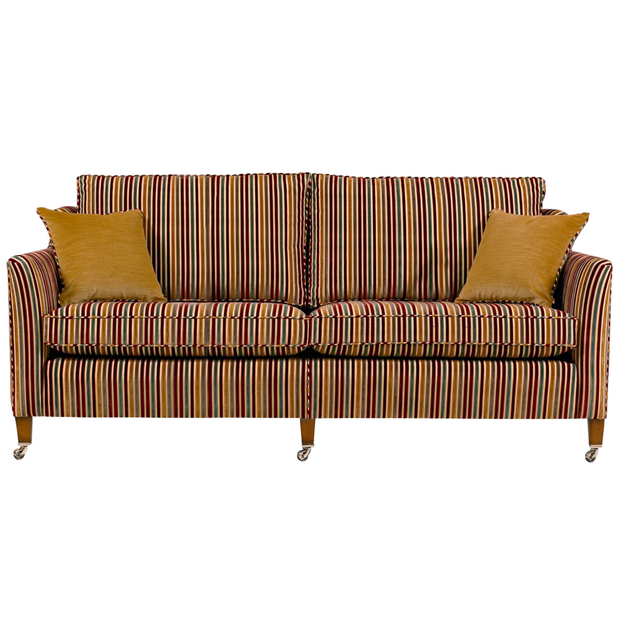 Duresta George Large Sofa, Sittingbourne Stripe at John Lewis