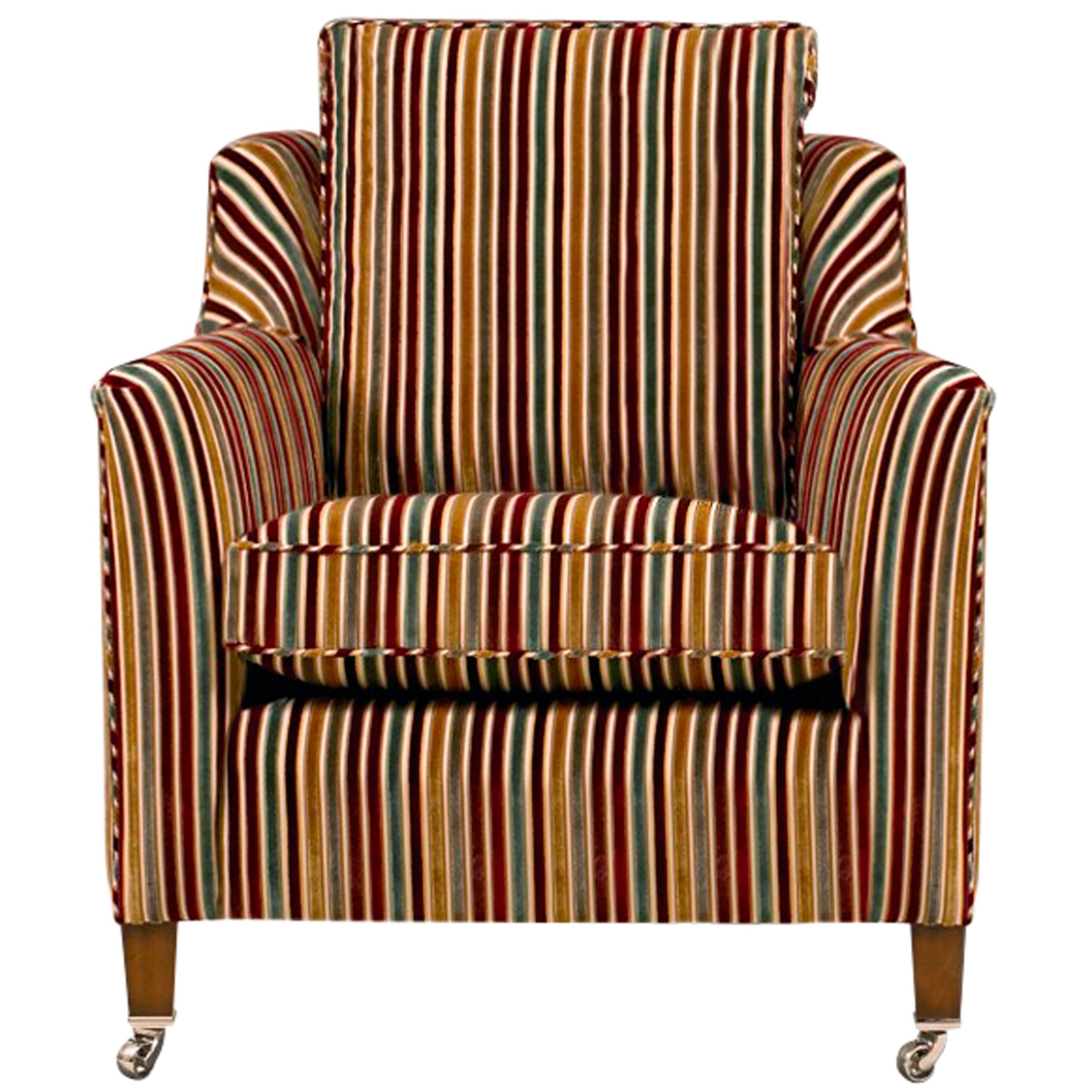 Duresta George Chair, Sittingbourne Stripe at John Lewis