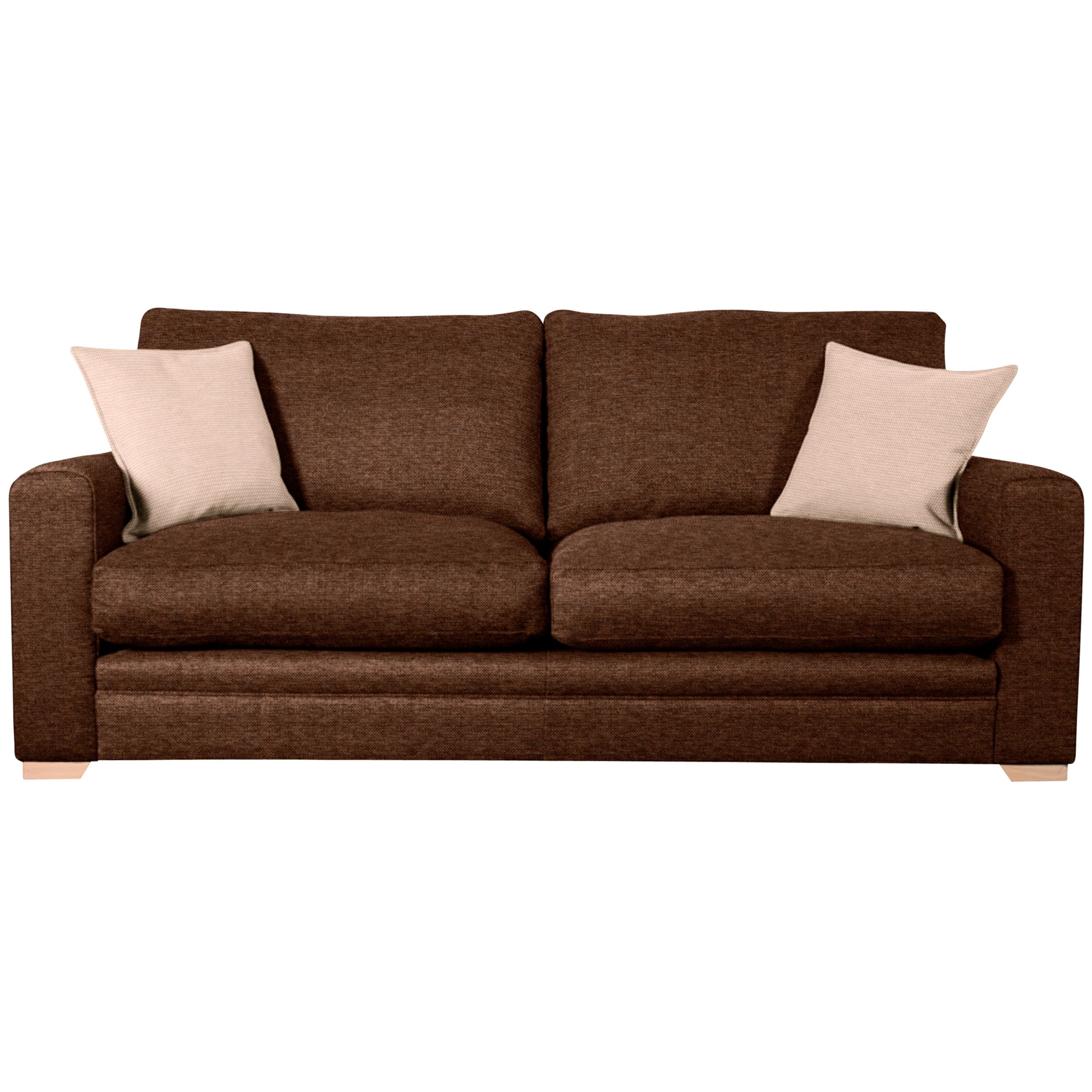 John Lewis Umbria Grand Sofa, Cocoa at JohnLewis