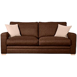 John Lewis Umbria Grand Sofa, Cocoa