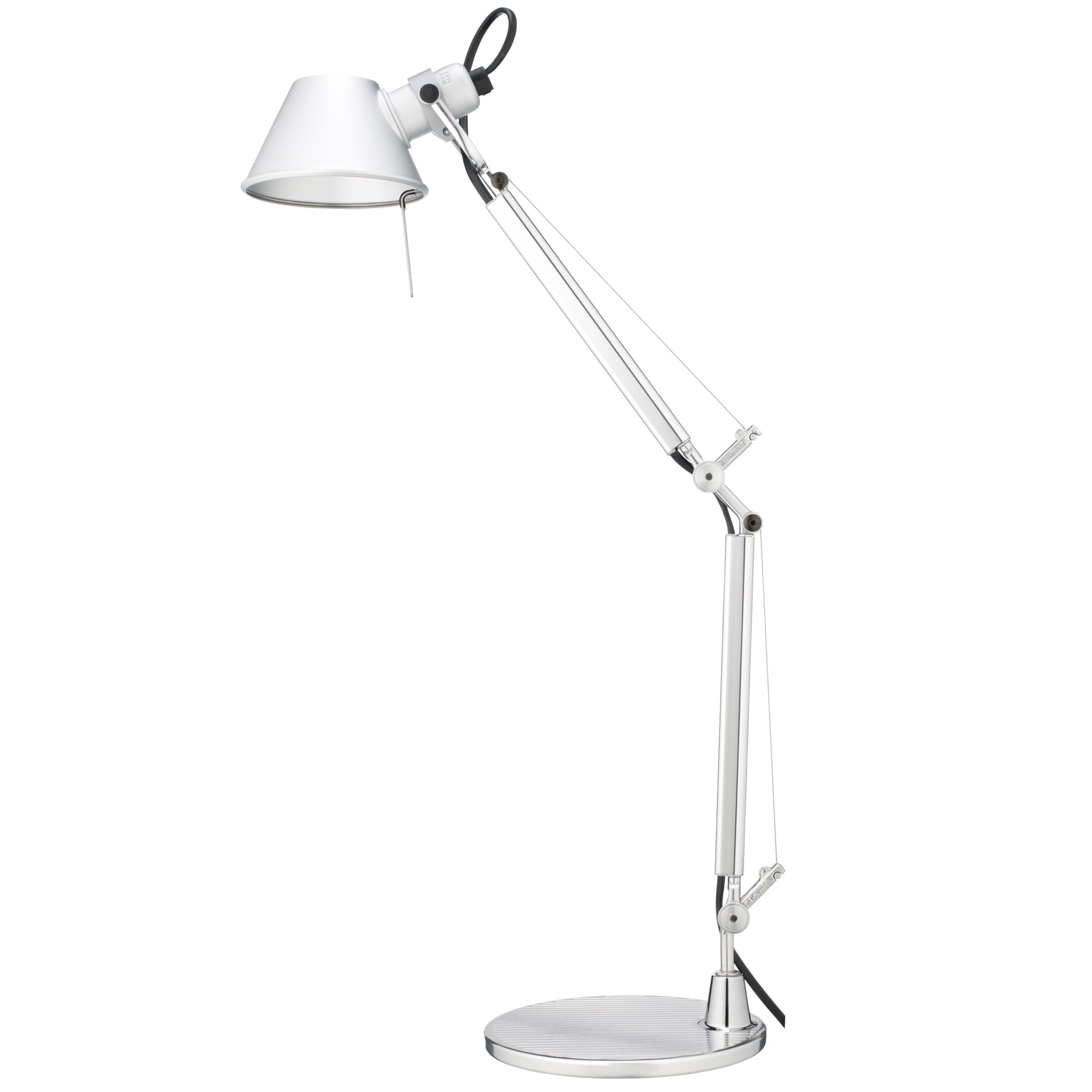 Artemide Tolomeo Micro Table Lamp, Aluminium at John Lewis