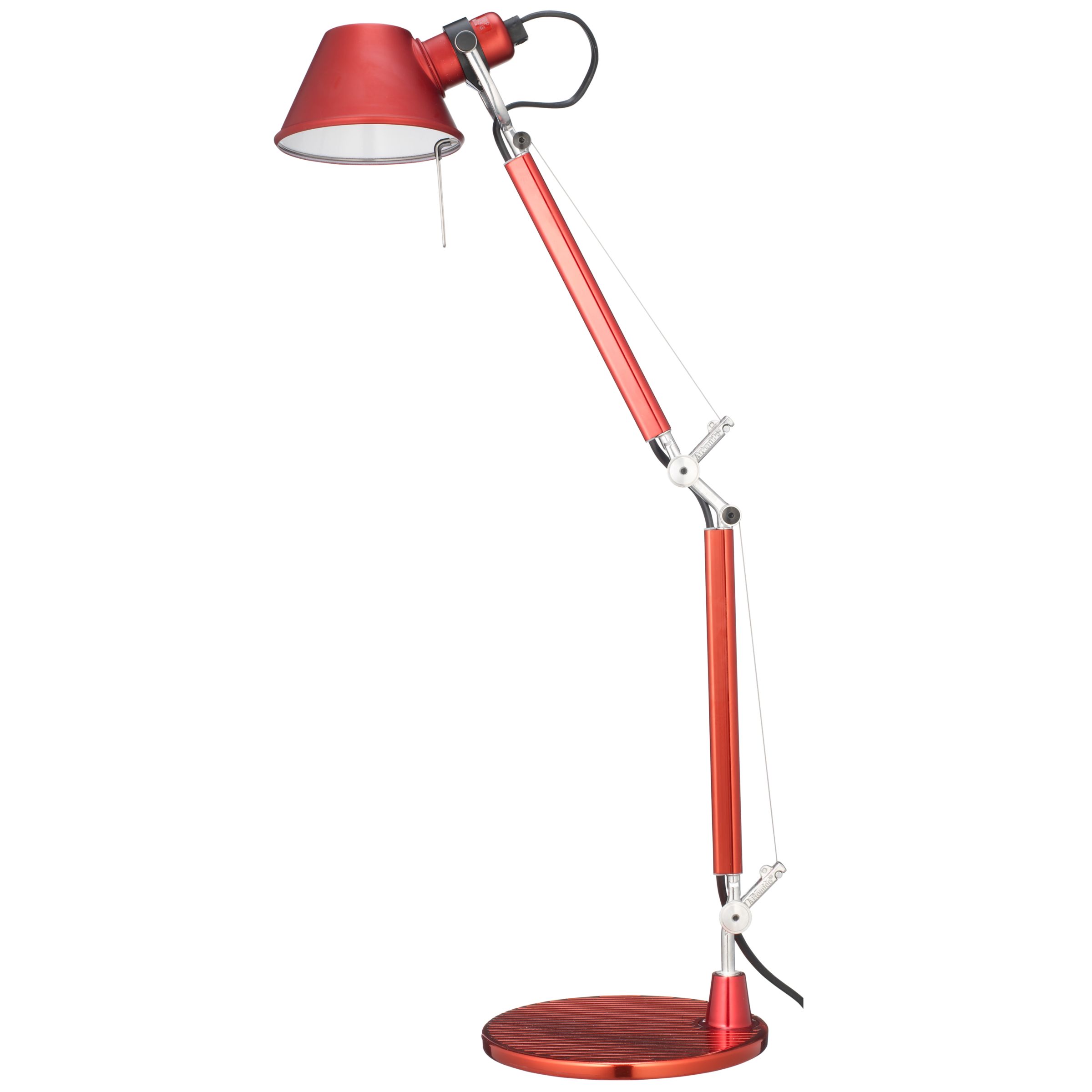 Artemide Tolomeo Micro Table Lamp, Red