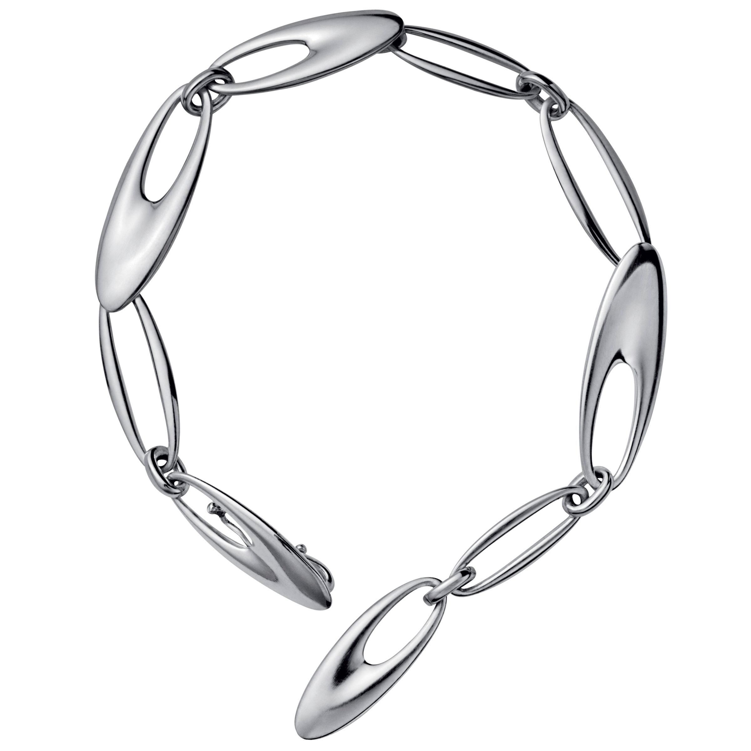 Georg Jensen No Collection Bangle, Silver at John Lewis