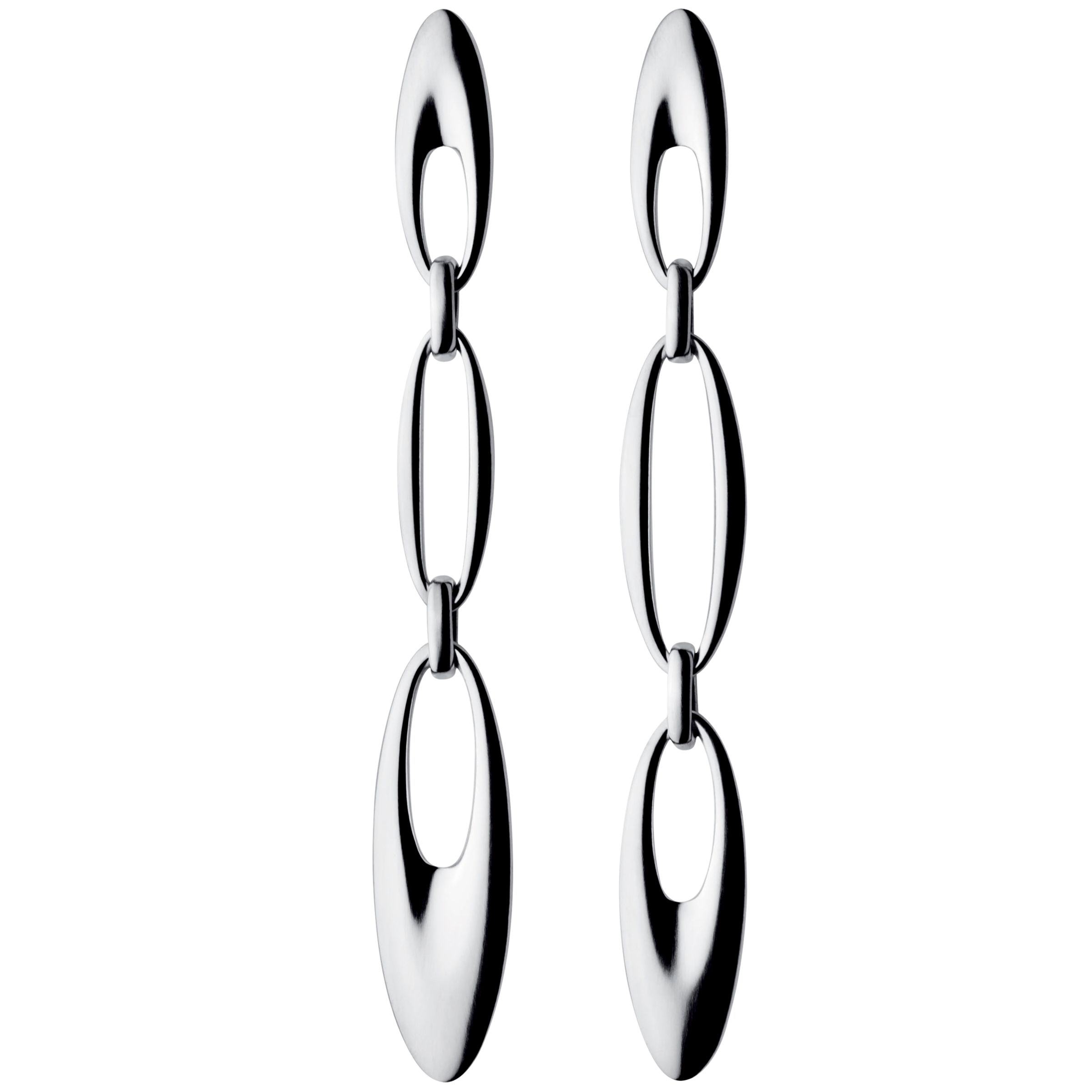 Georg Jensen Zephyr Sterling Silver Earrings