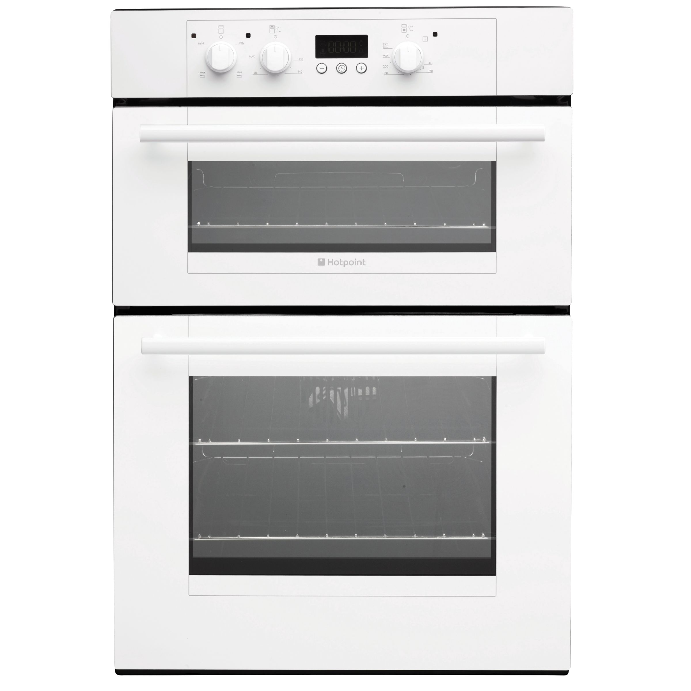 Hotpoint DY46W Double Electric Oven, White at John Lewis