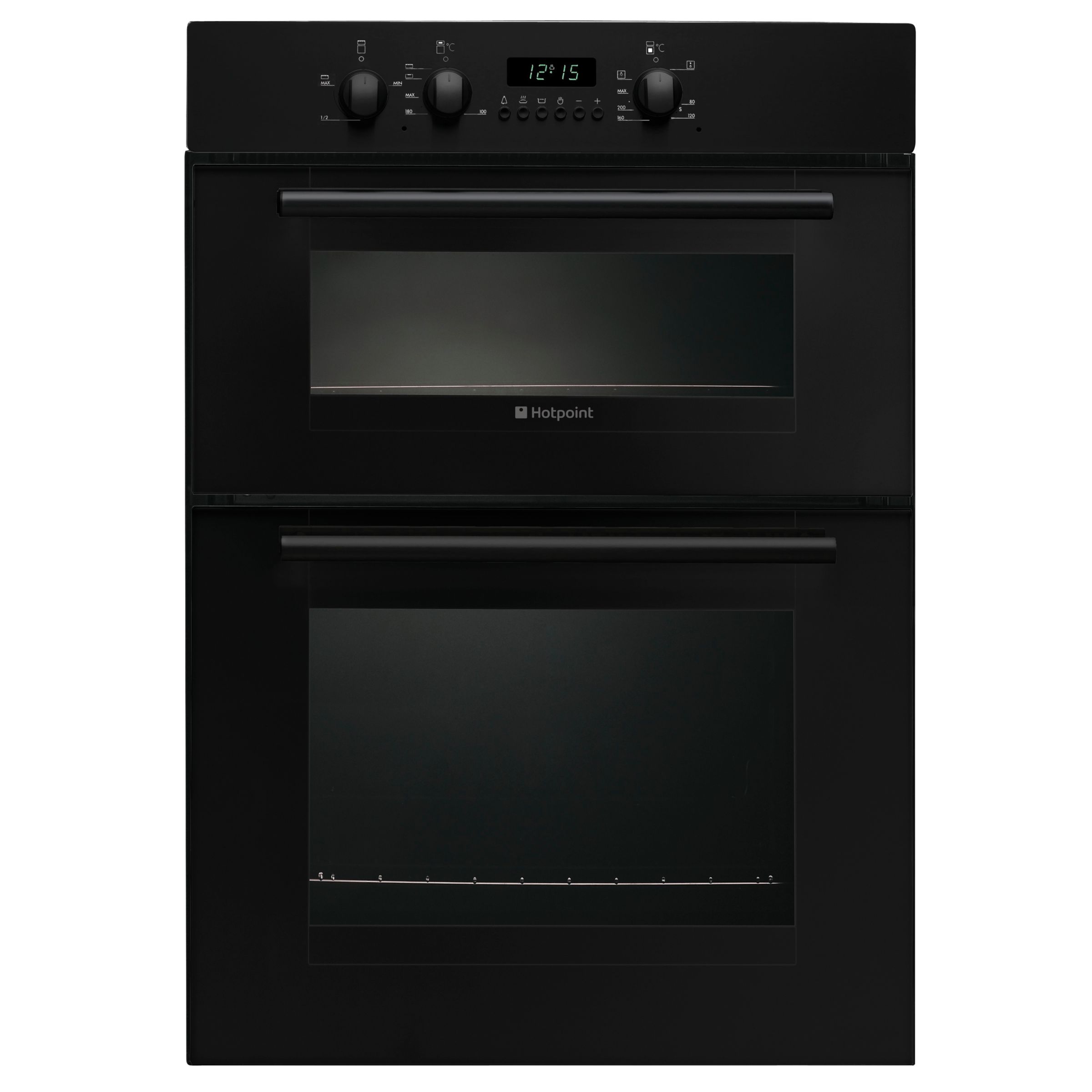 Hotpoint DY46K Double Electric Oven, Black at John Lewis