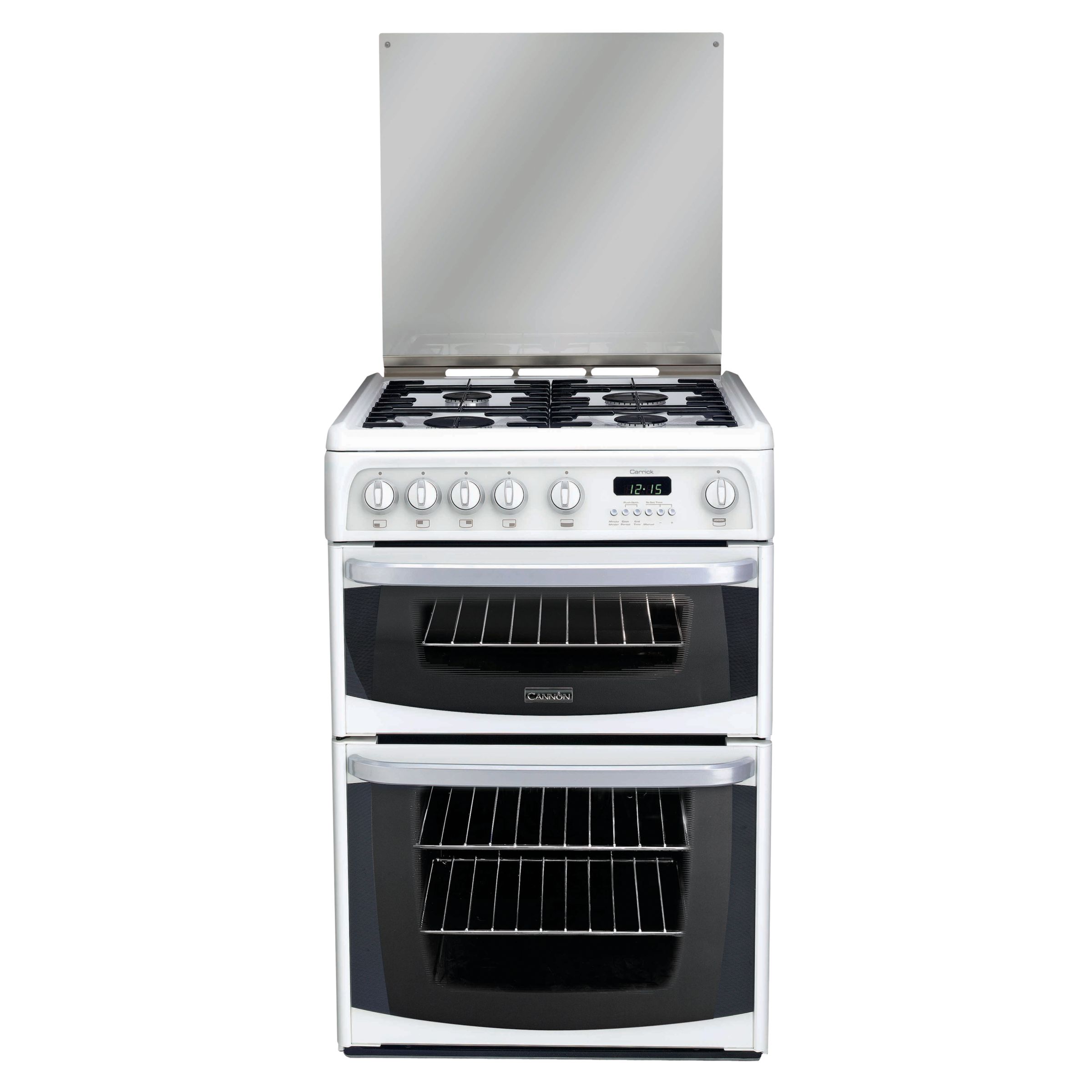 Cannon Carrick C60GCIW Gas Cooker, White at John Lewis