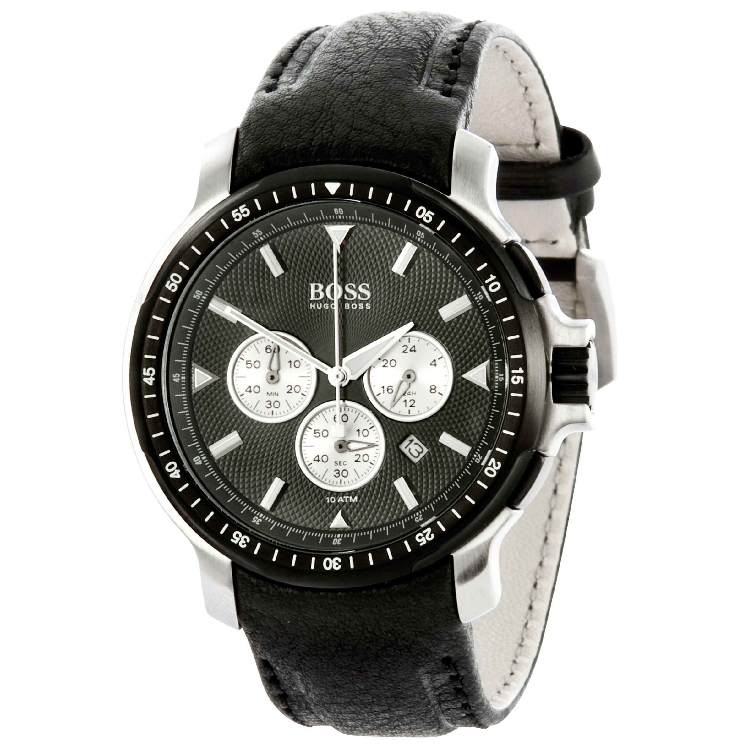 Hugo Boss 1512105 Gts Chronograph Leather Watch at JohnLewis