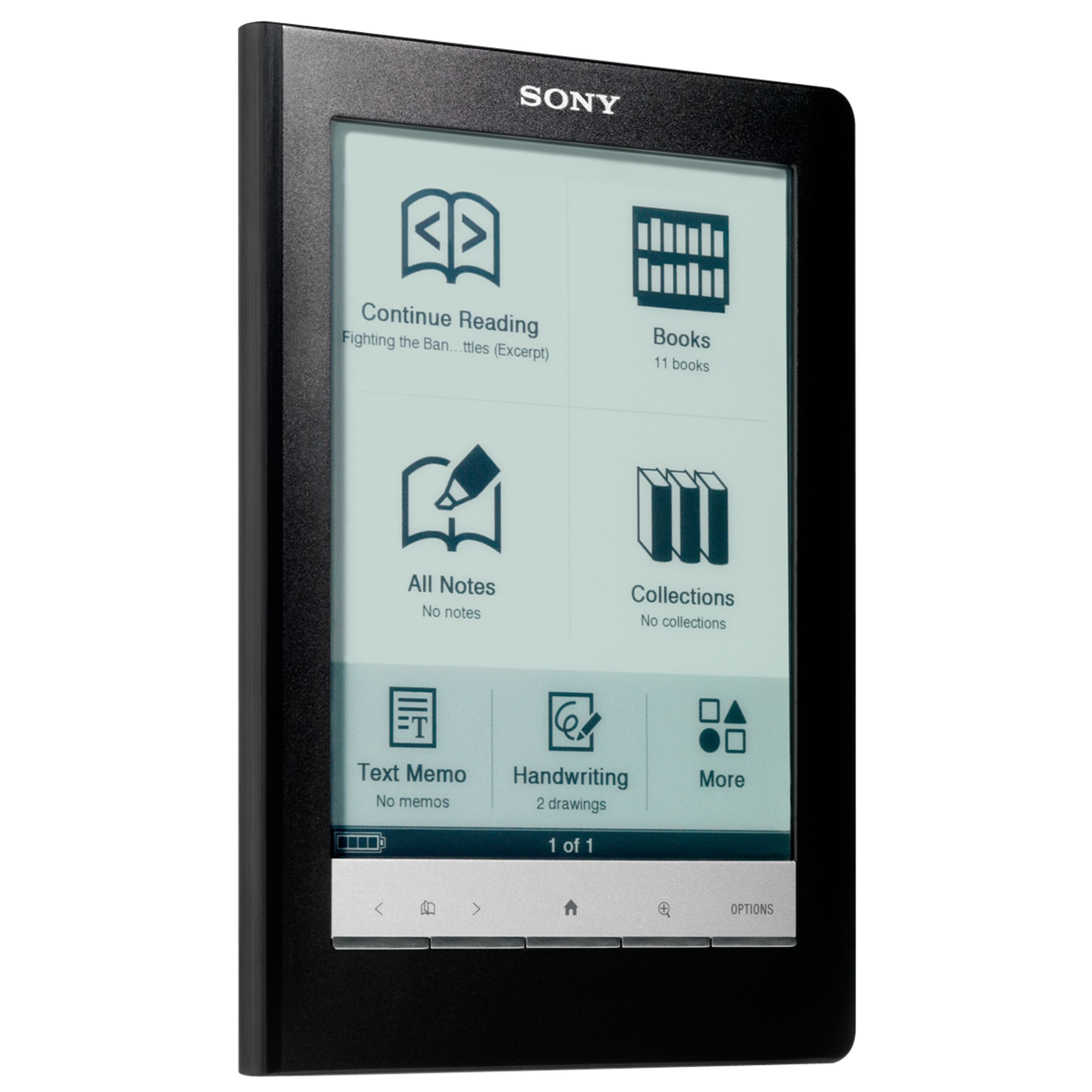 Sony PRS600B eBook Reader Touch Edition, Black