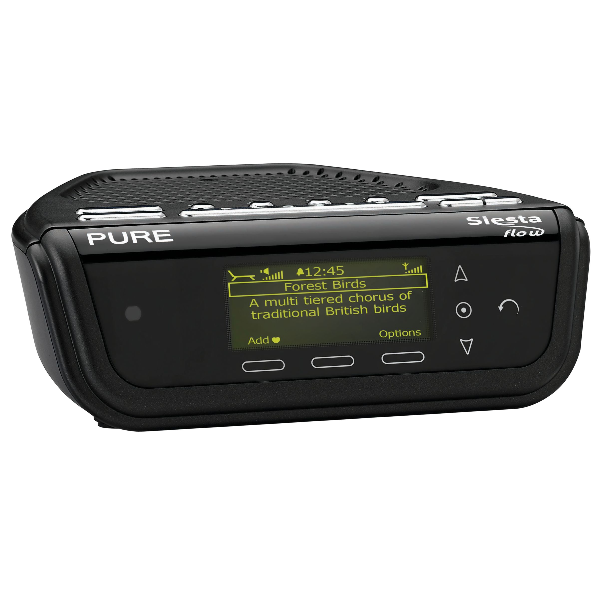PURE Siesta Flow DAB Internet Clock Radio Black