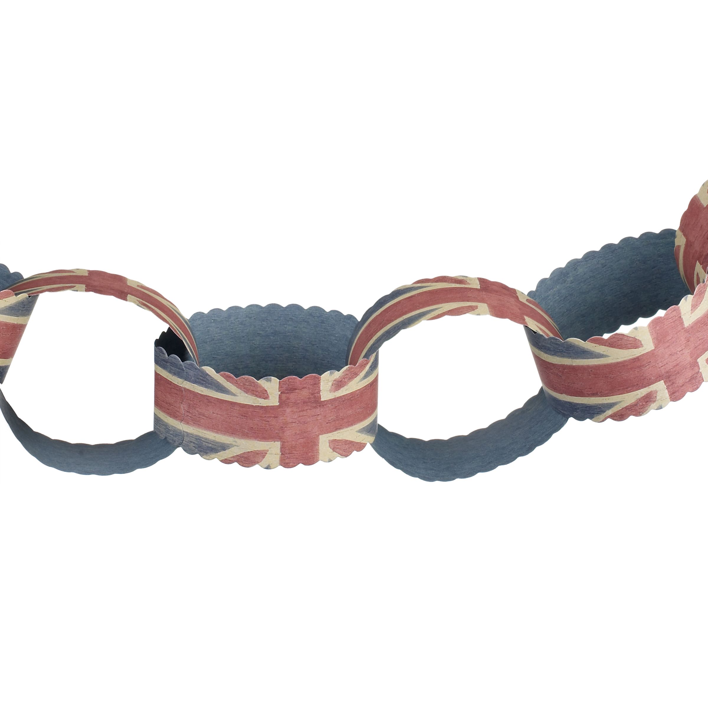East of India Union Jack Paper Chain Garlands