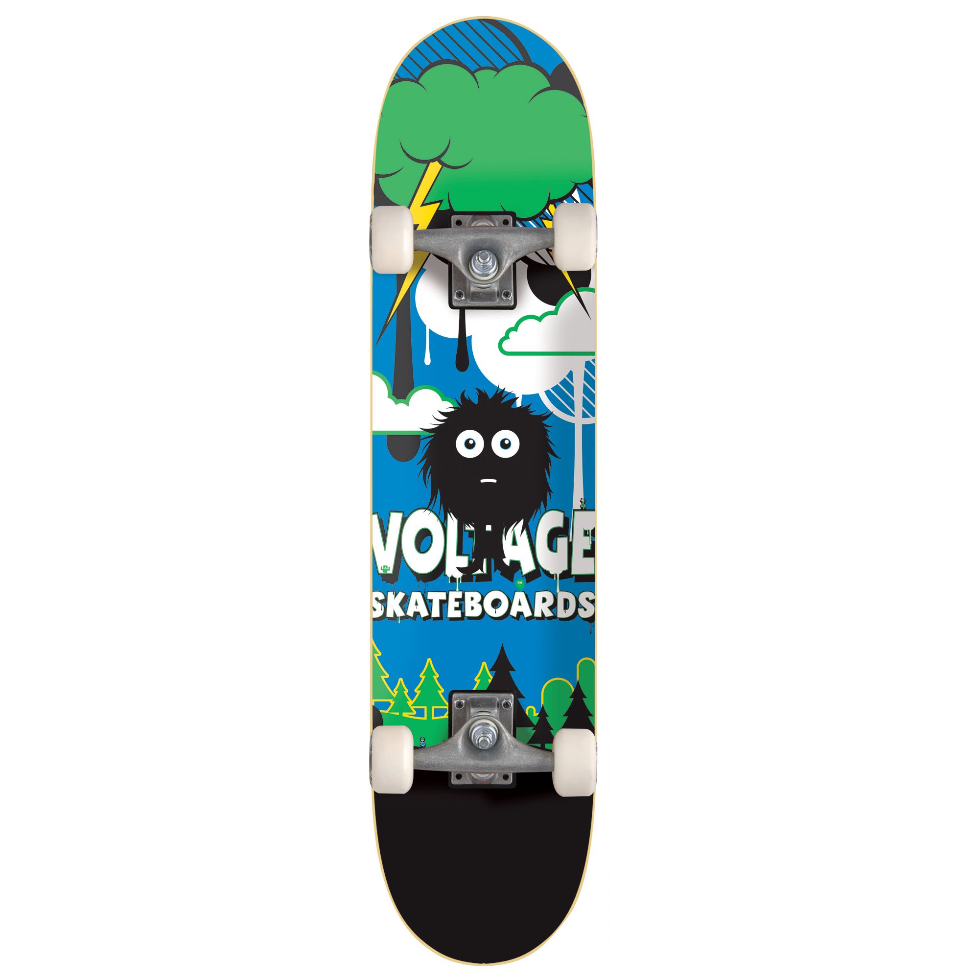 Stateside Little Monsta Hairy Skateboard, Assorted colours