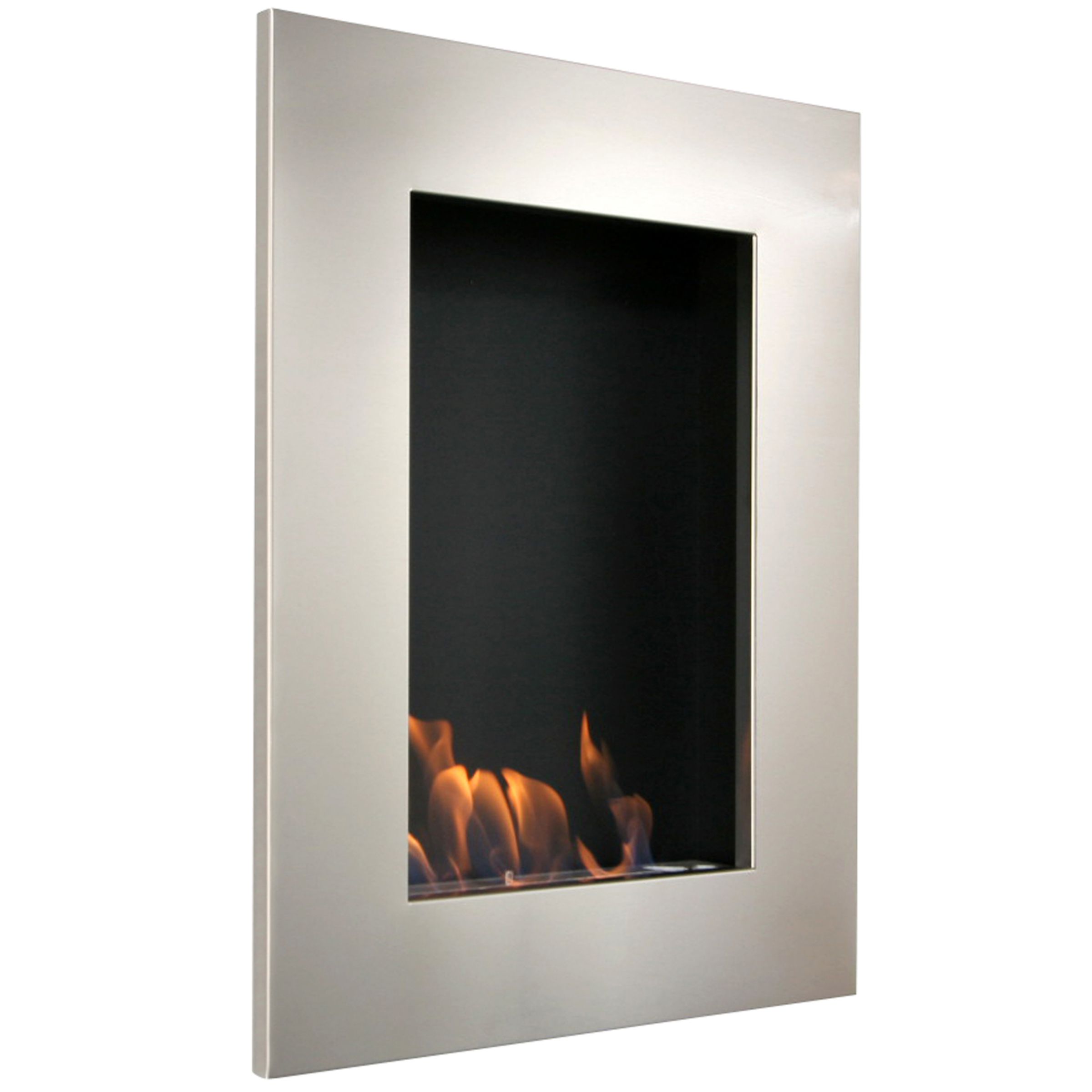 Decoflame® New York Tower Fire, Brushed Steel at JohnLewis