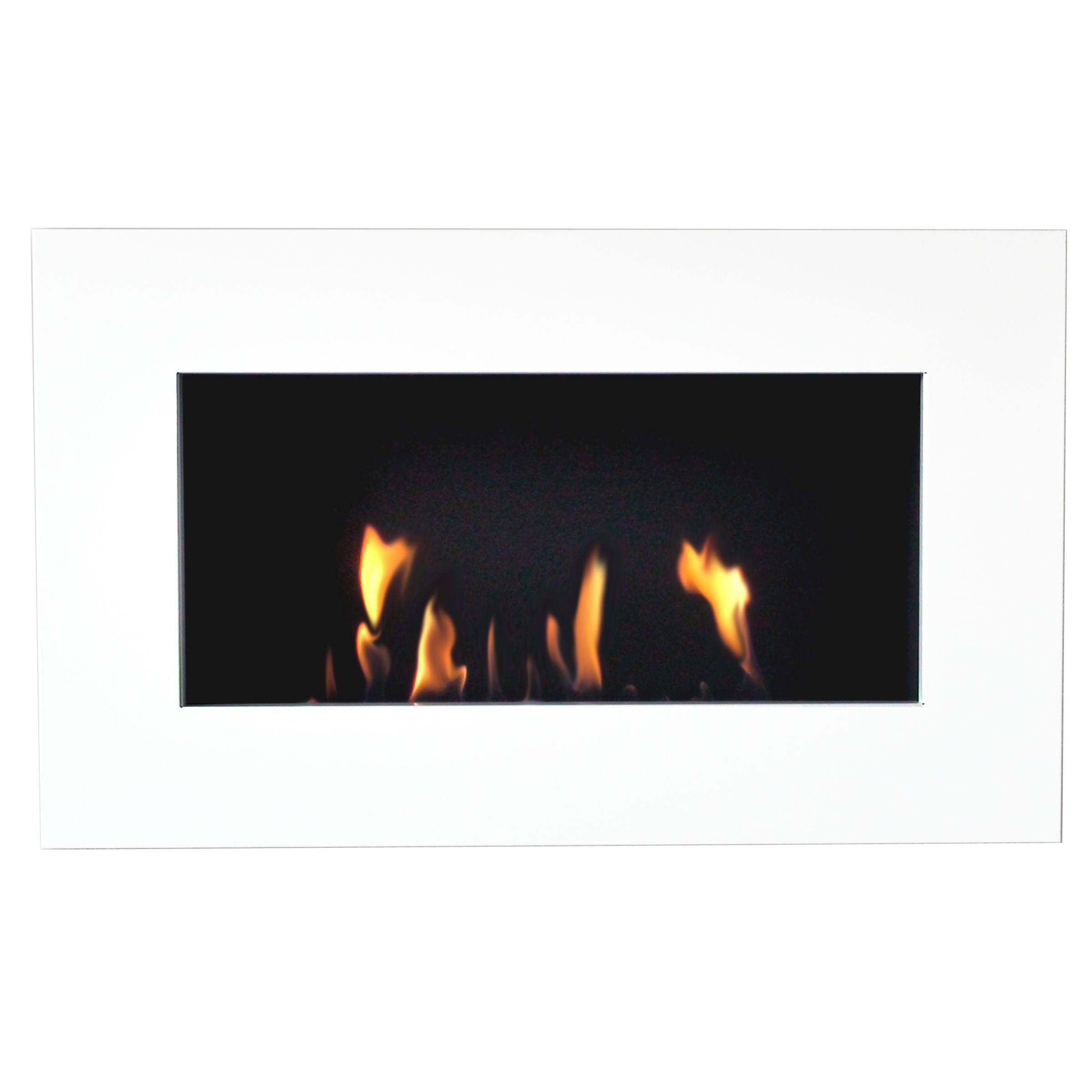 Decoflame® New York Plaza Fire, White at John Lewis