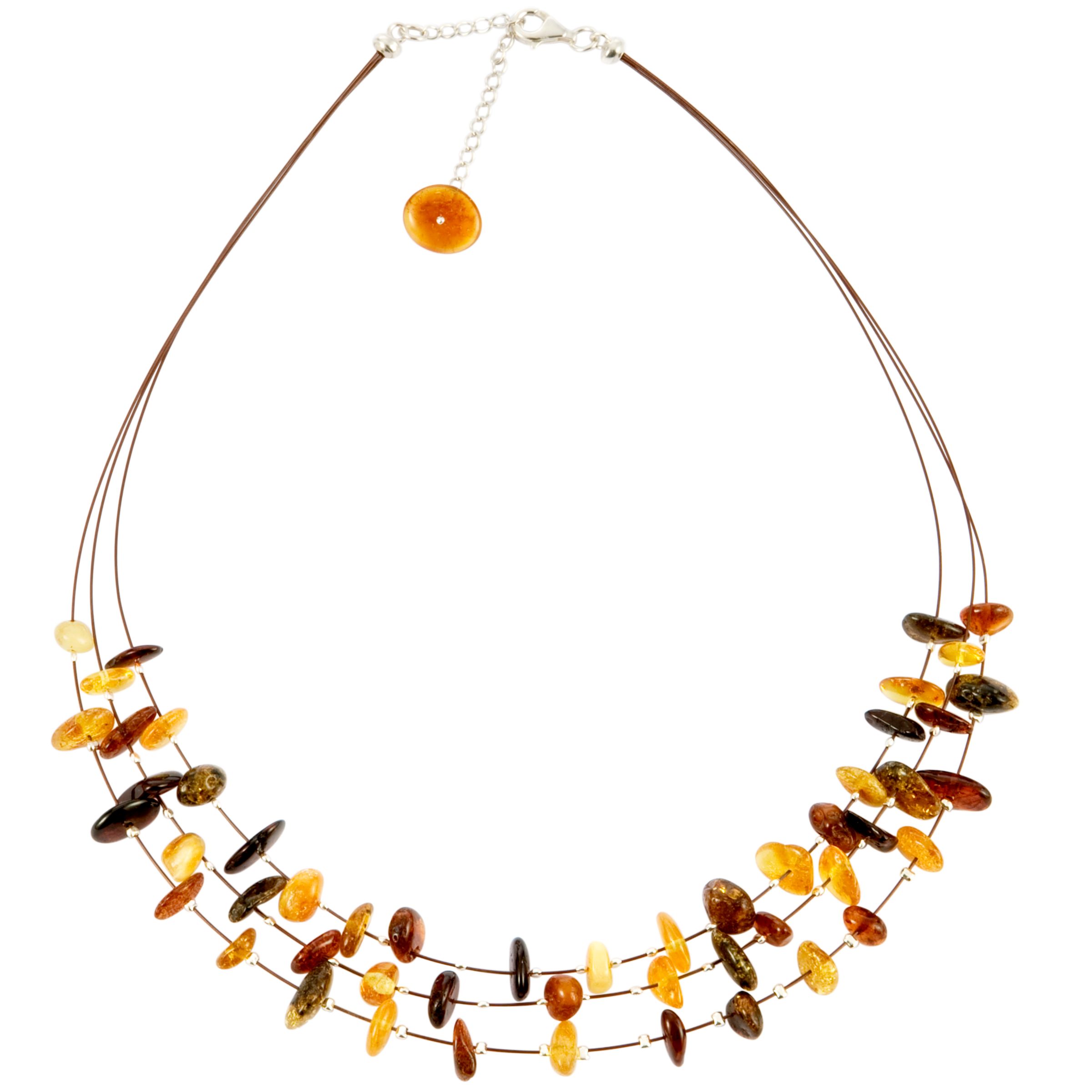 Goldmajor 3 Strand Bead Collar Necklace