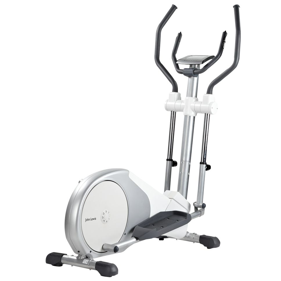 John Lewis XT2 Elliptical Cross Trainer, White/Silver at John Lewis